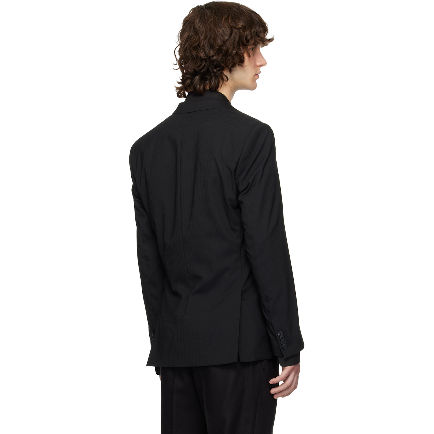  Hugo Black Slim-fit Blazer 
