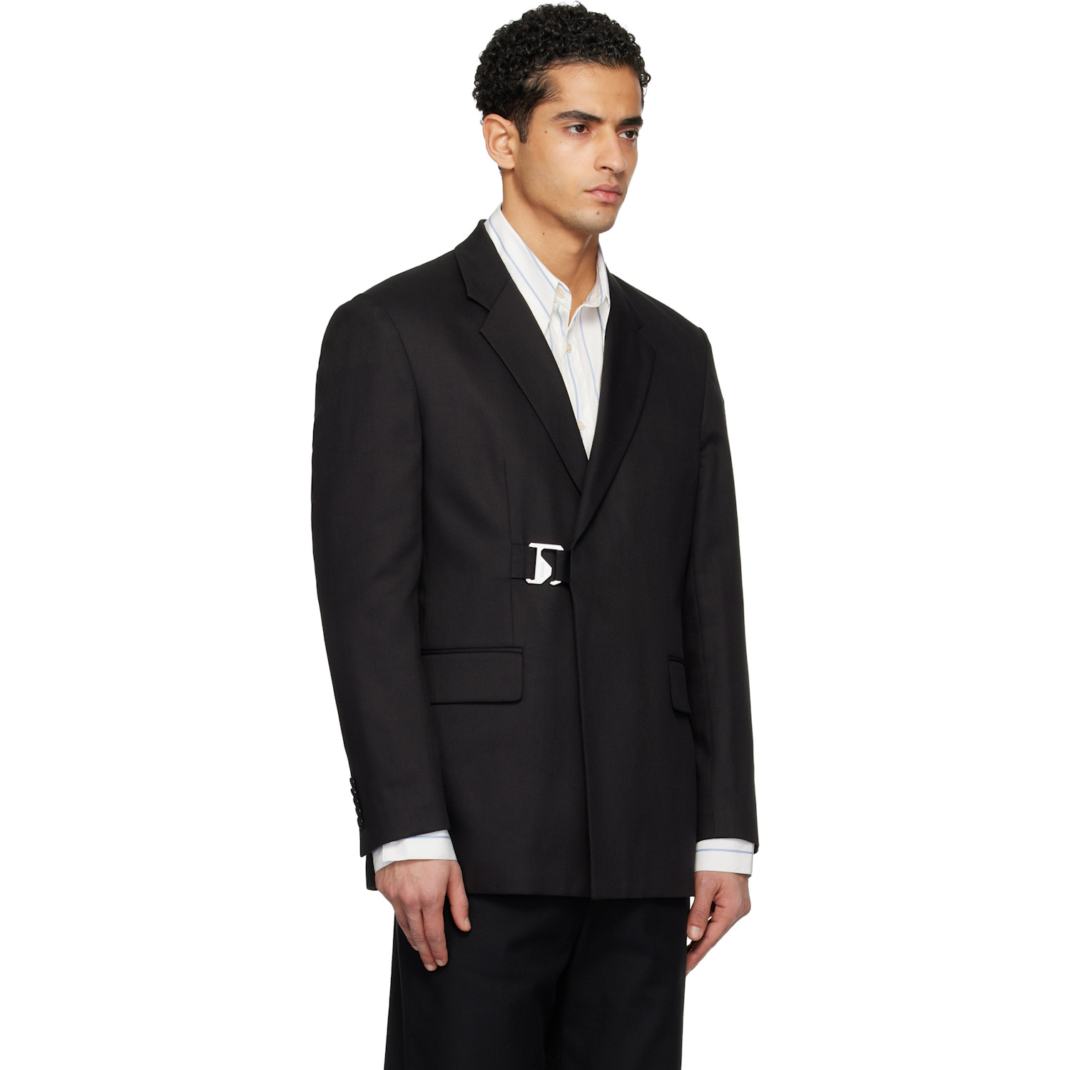  Hugo Black Hook-eye Blazer 