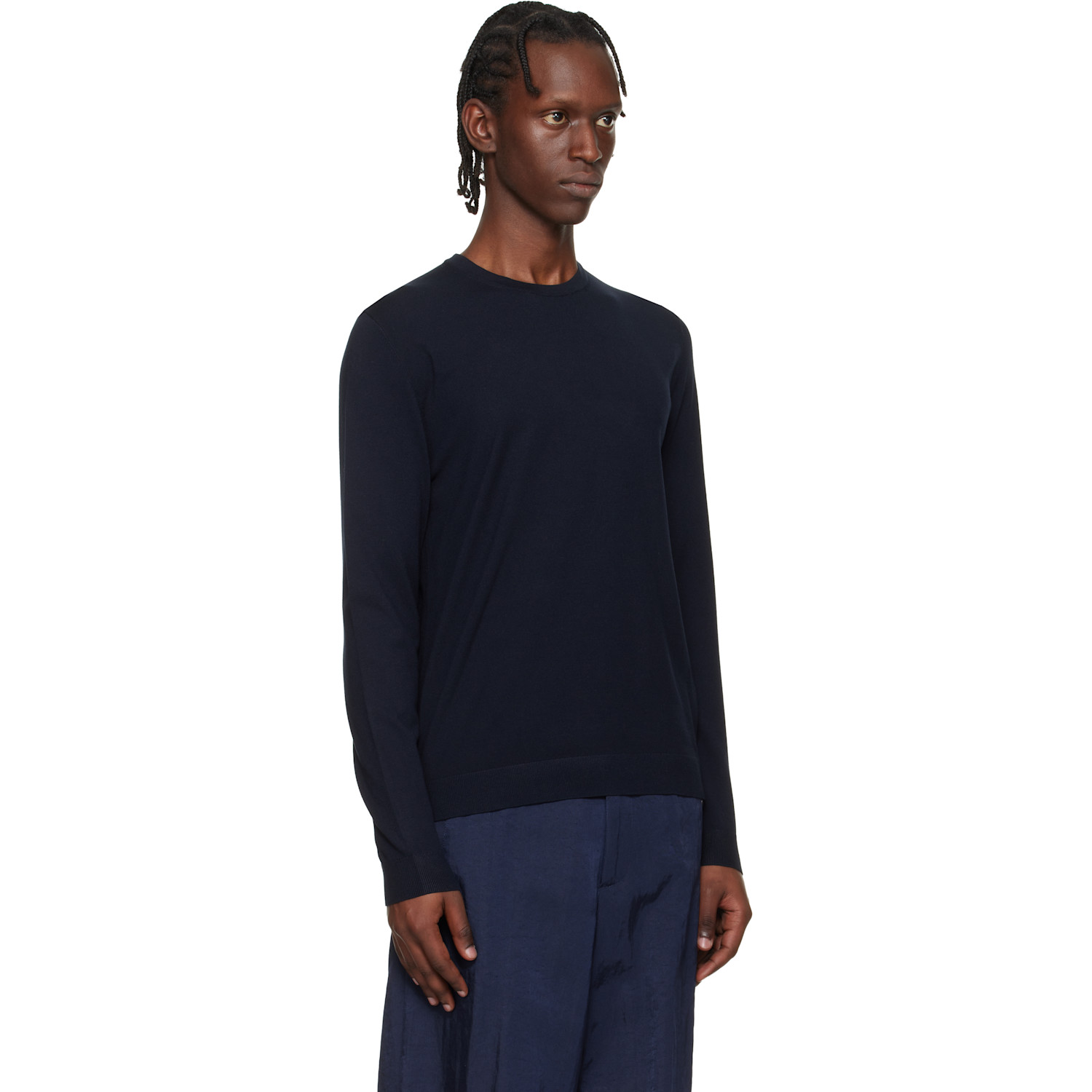  Hugo Navy Regular-fit Crew Neckline Sweater 
