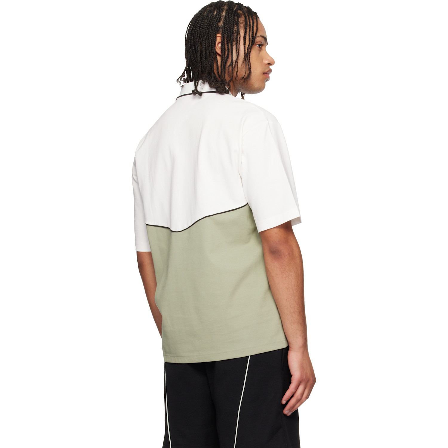  Hugo White & Green Polo 
