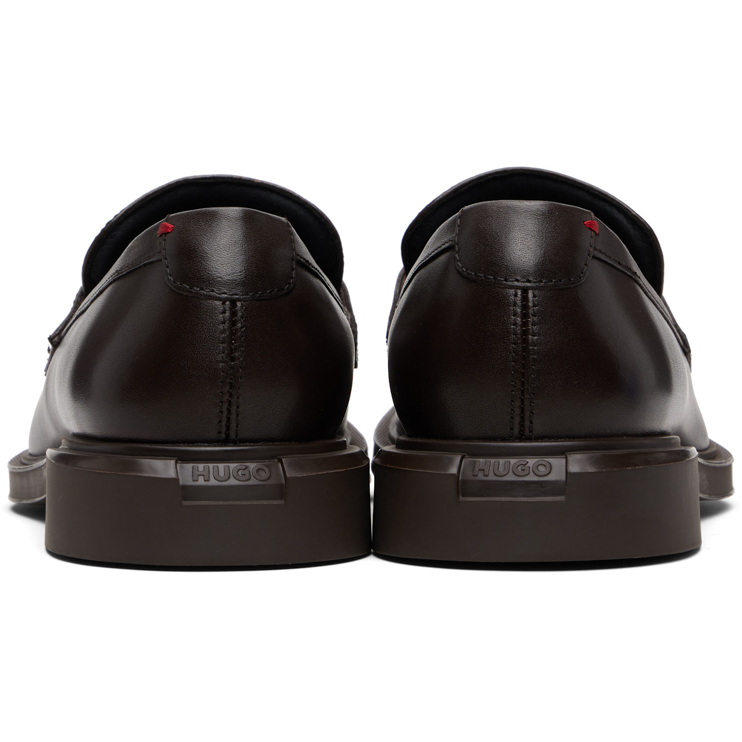  Hugo Brown Penny Trim Loafers 
