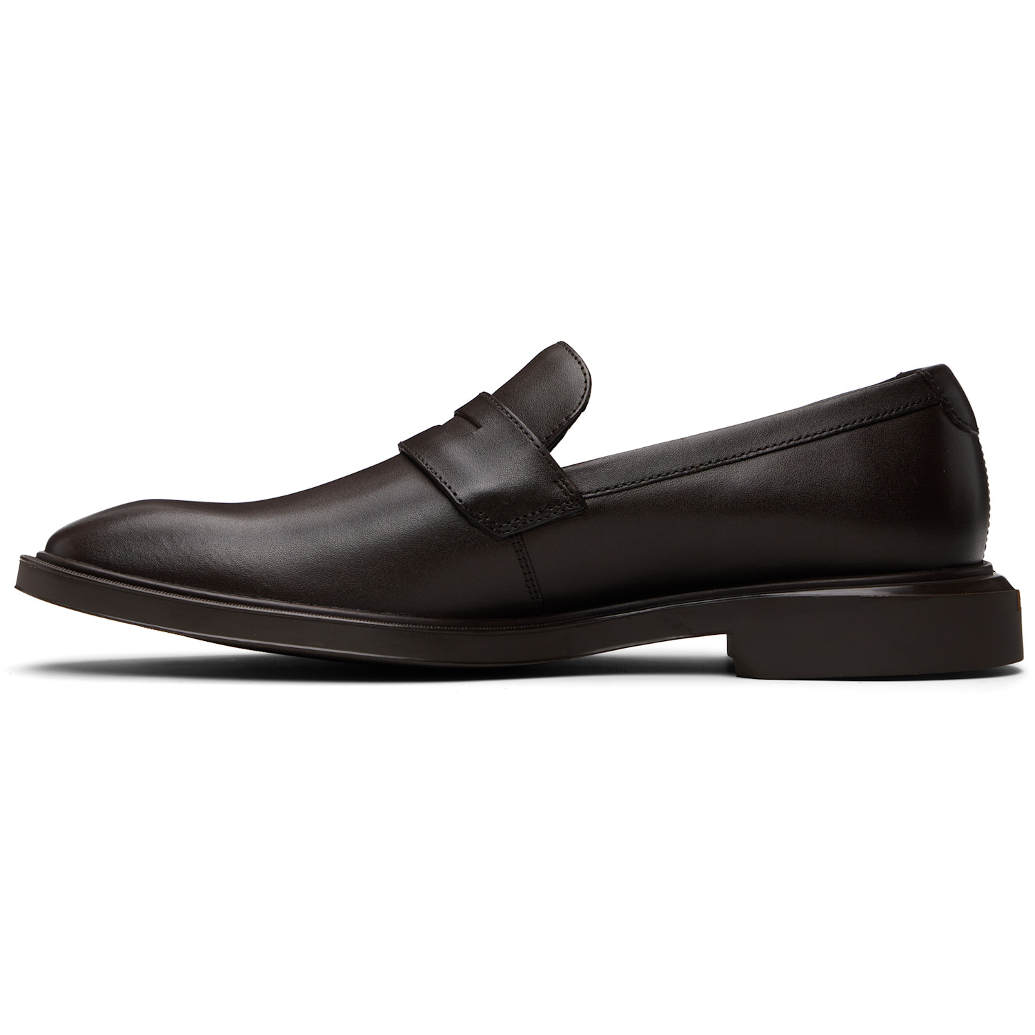  Hugo Brown Penny Trim Loafers 