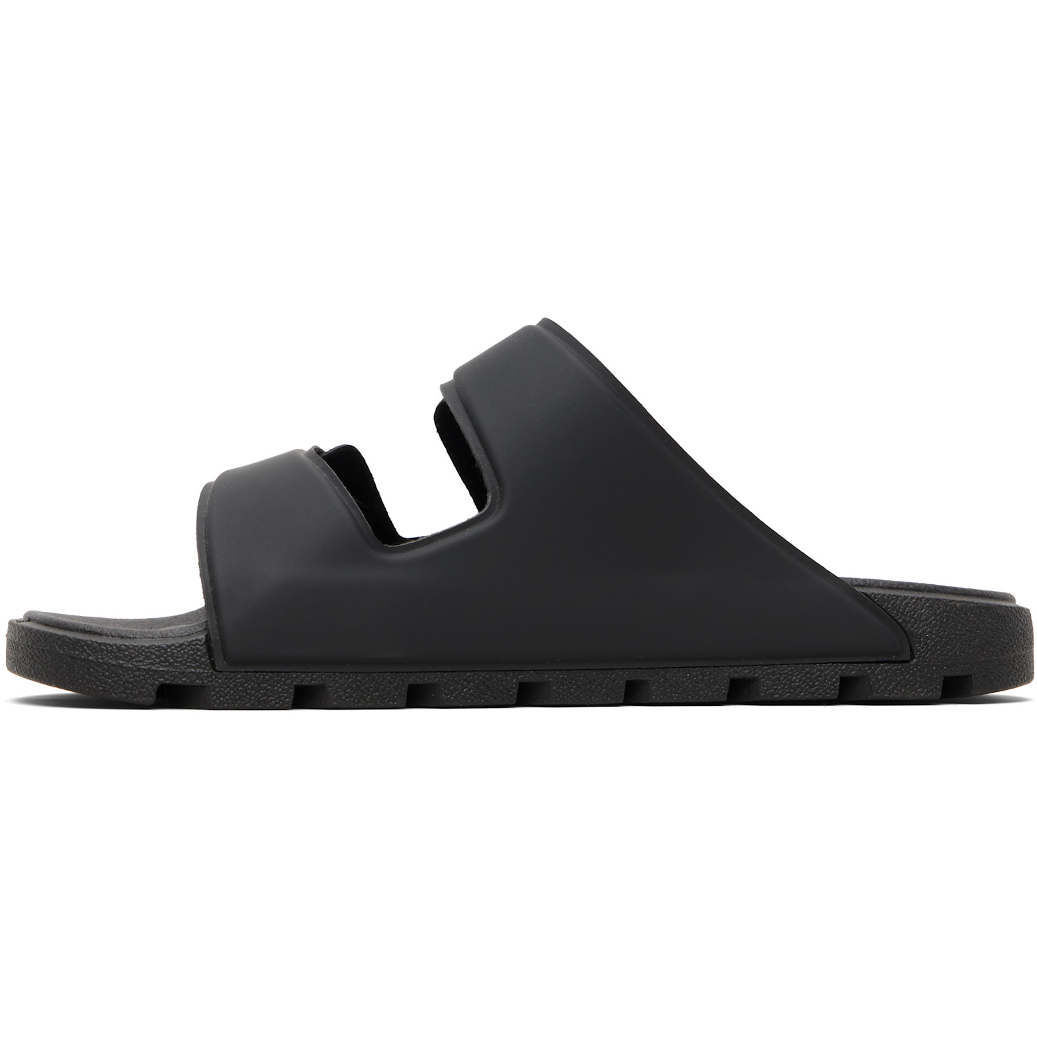  Hugo Black Logo Double Touch-closure Sandals 