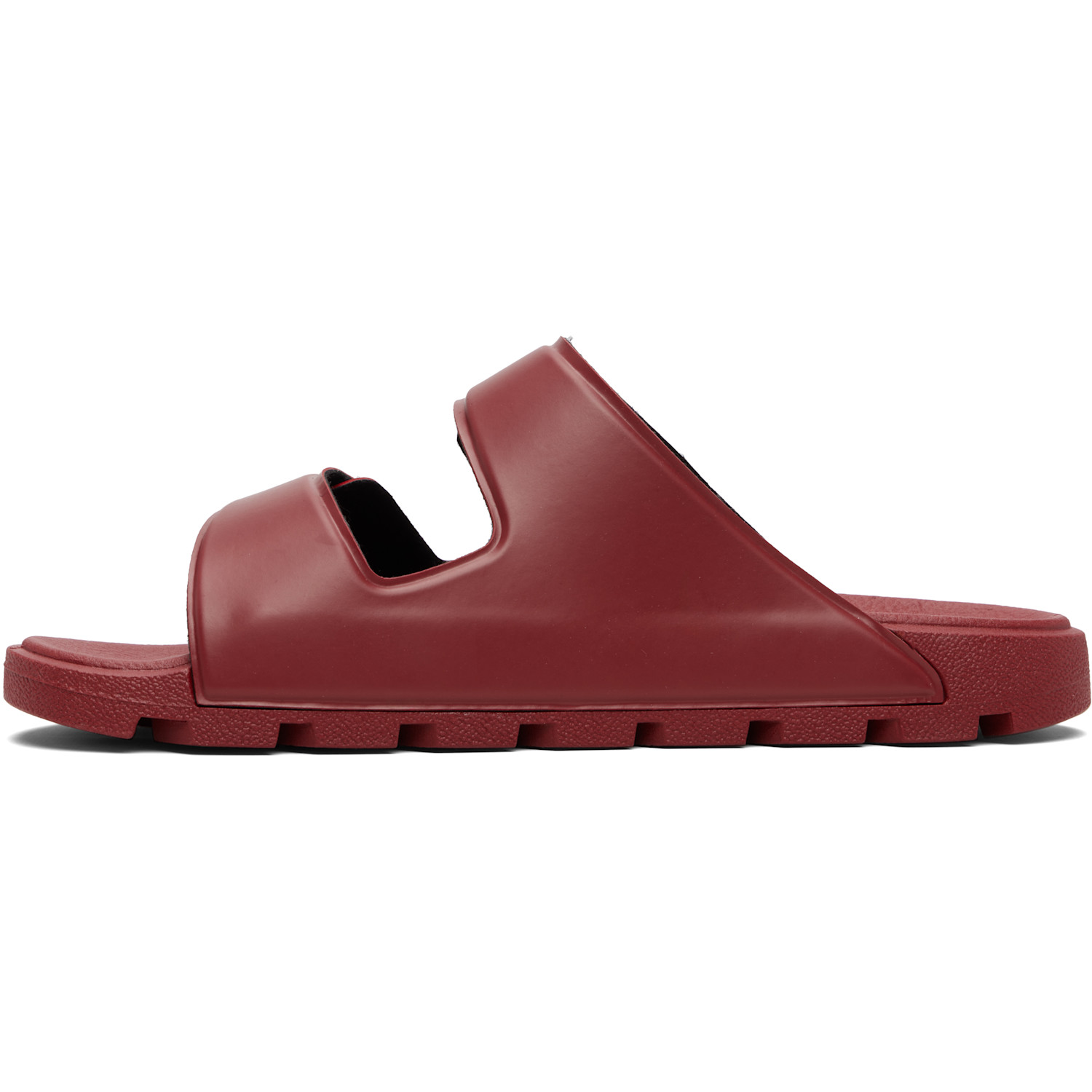  Hugo Red Double Touch-closure Straps Logo Sandals 