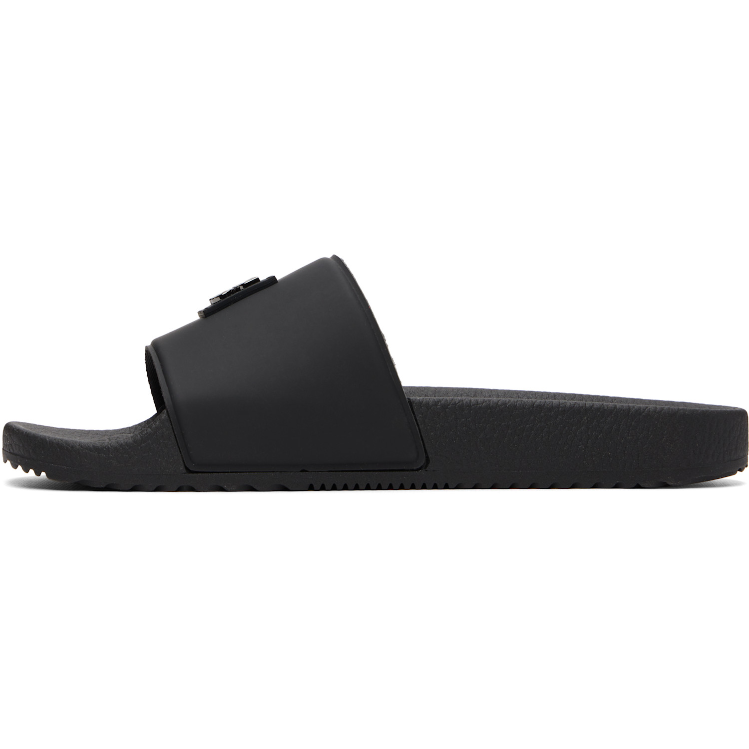  Hugo Black Logo Hardware Sandals 