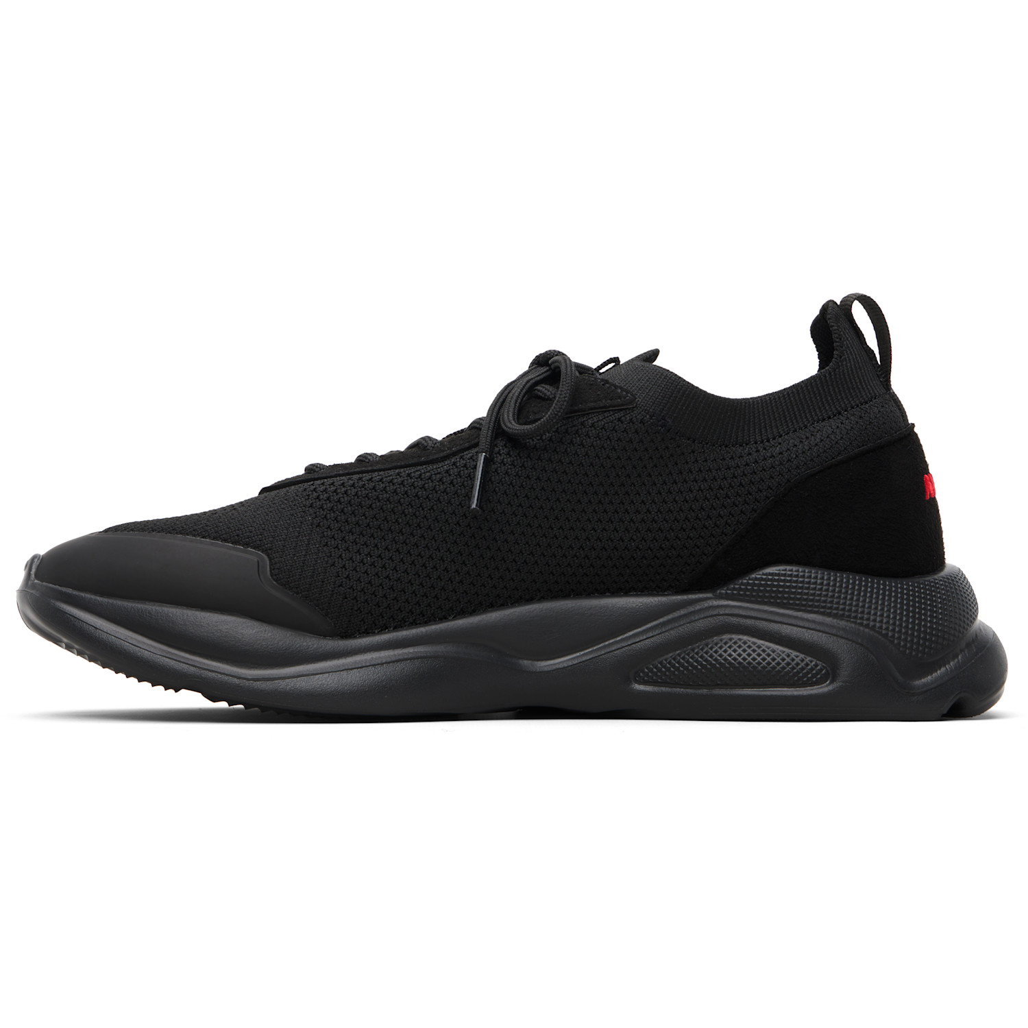  Hugo Black Logo Flag Sneakers 
