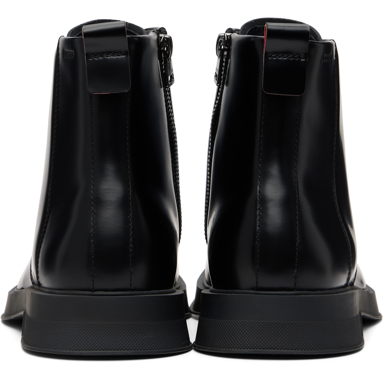  Hugo Black Leather Boots 