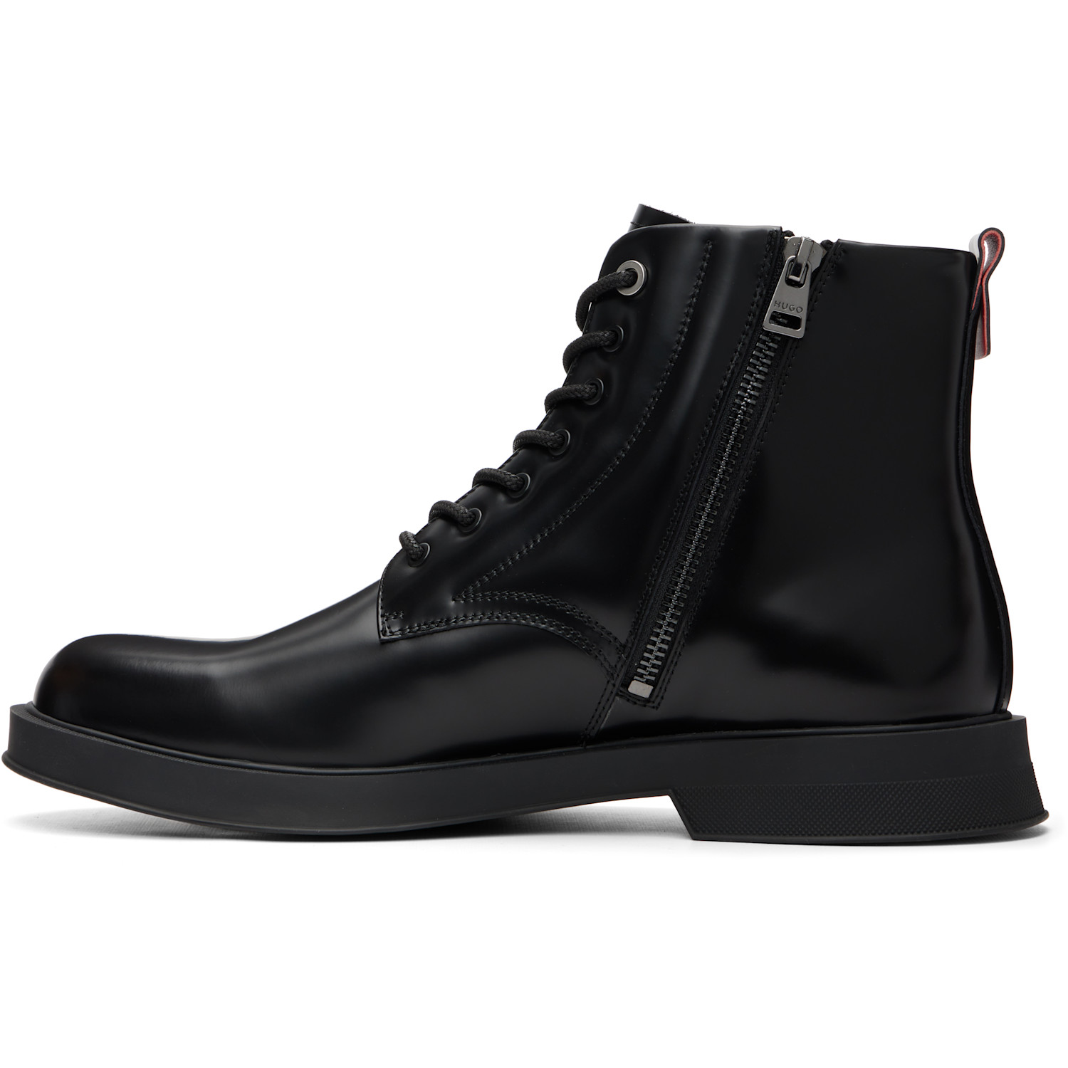  Hugo Black Leather Boots 