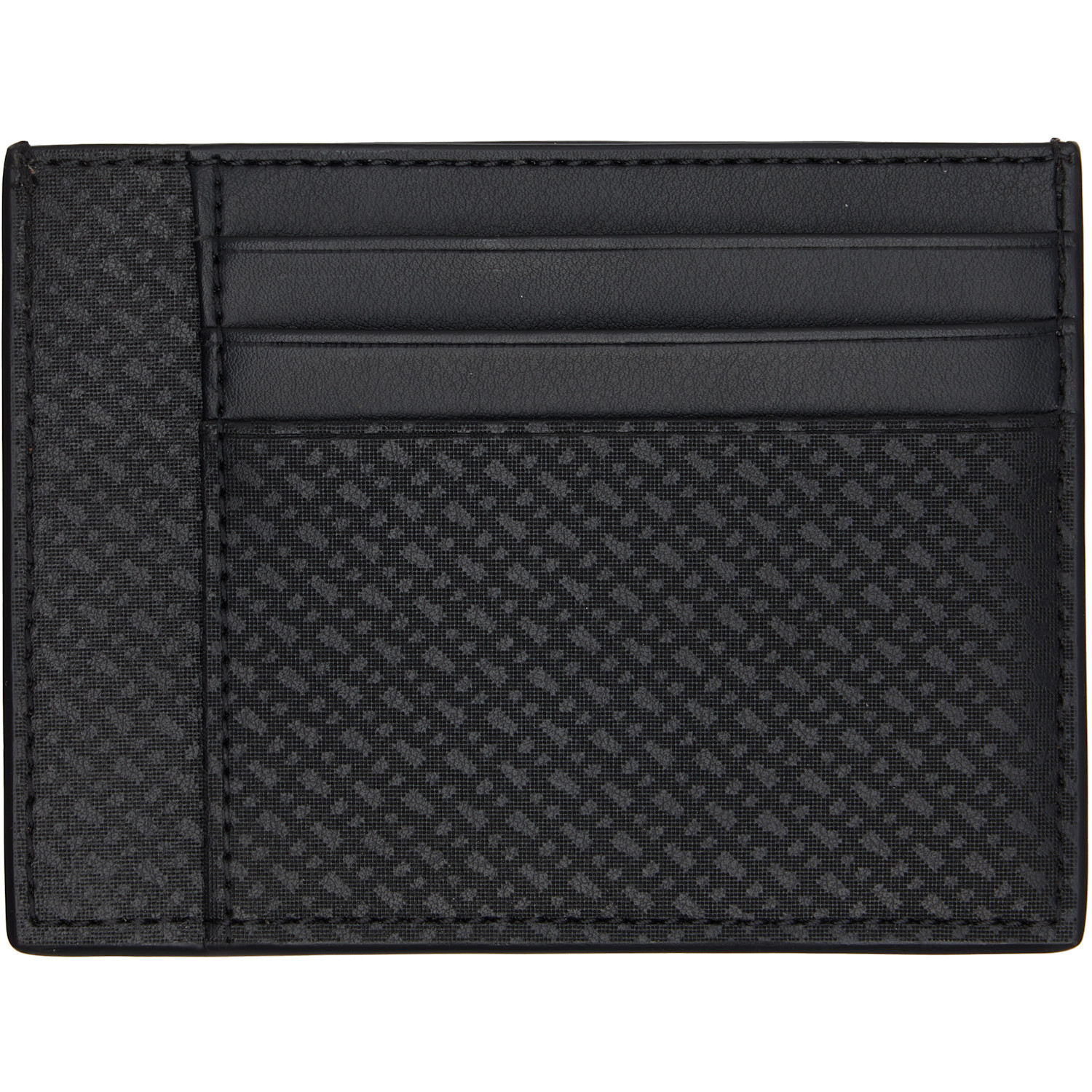  Boss Black Embossed Logo Coin & Card Holder 