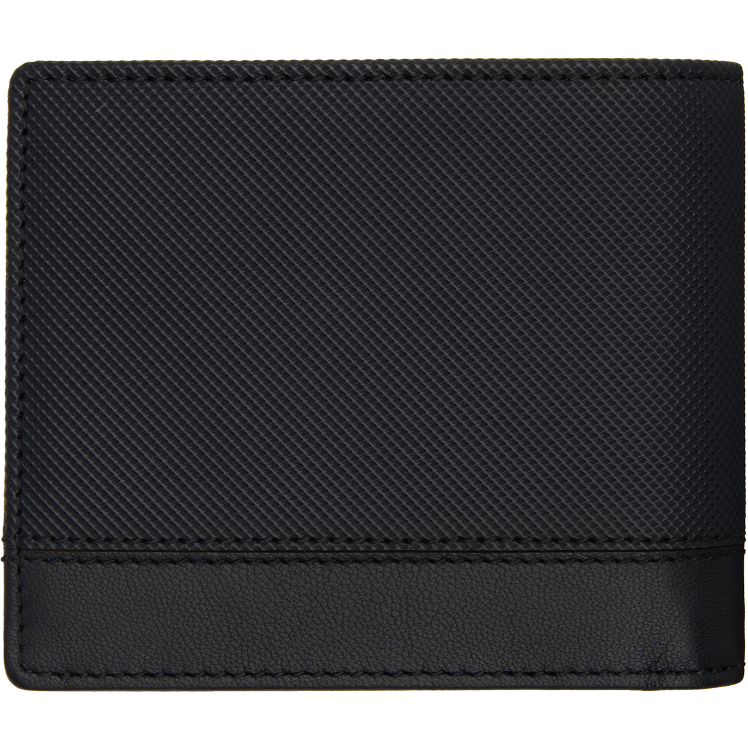  Boss Black Textured Faux-leather Wallet 