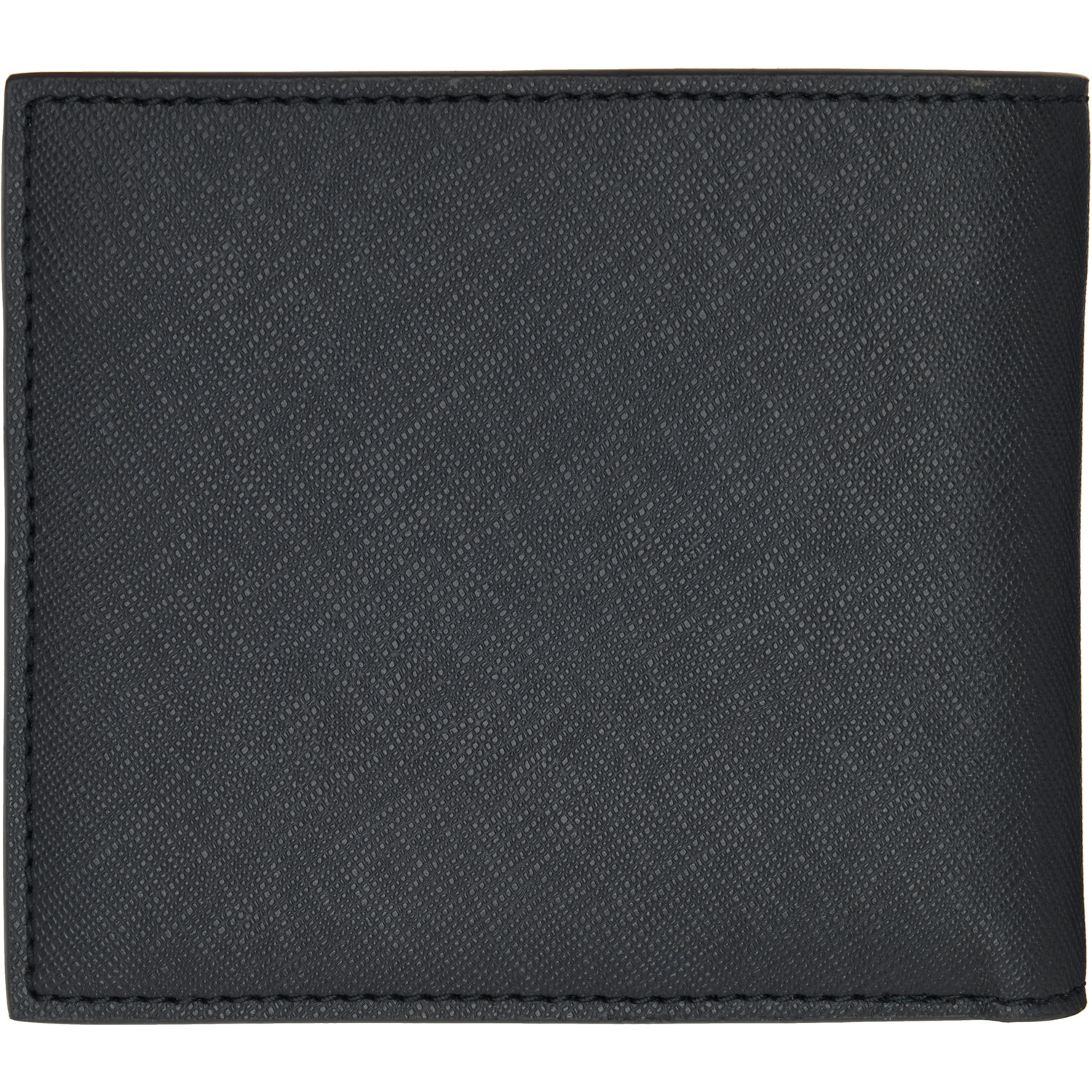  Boss Navy Silver-foil Logo Wallet 