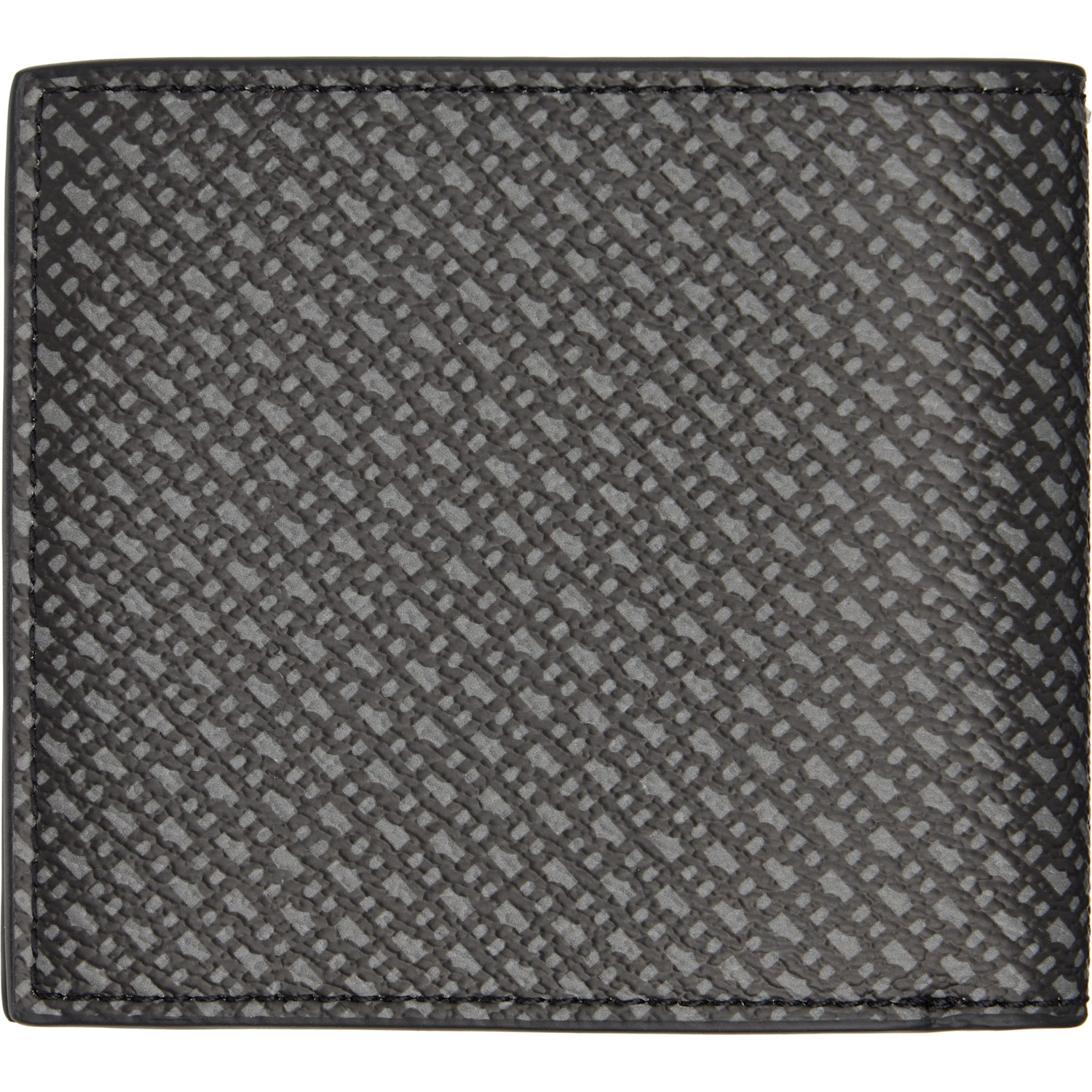  Boss Black Grained Faux-leather Wallet 