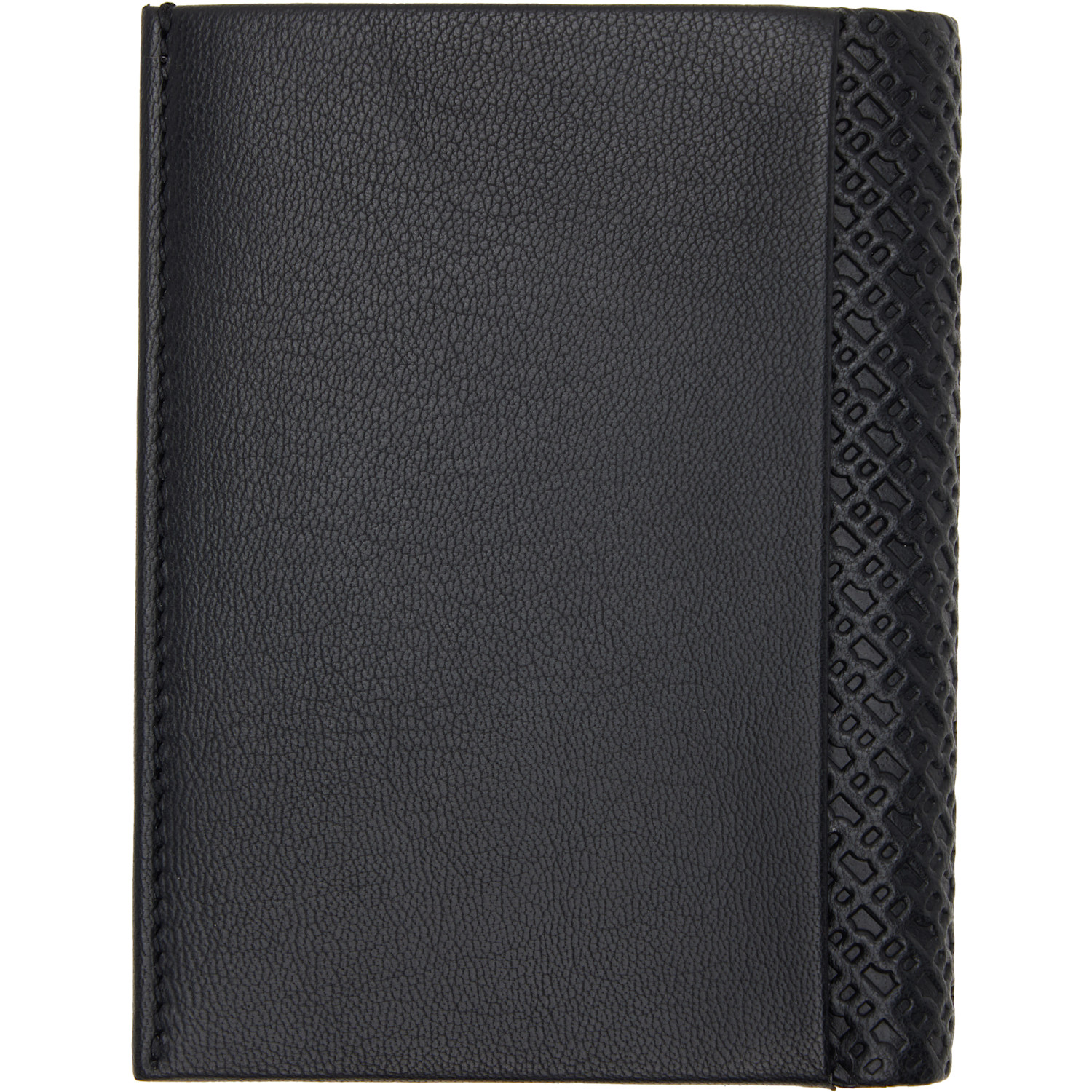  Boss Black Embossed Logo Wallet 