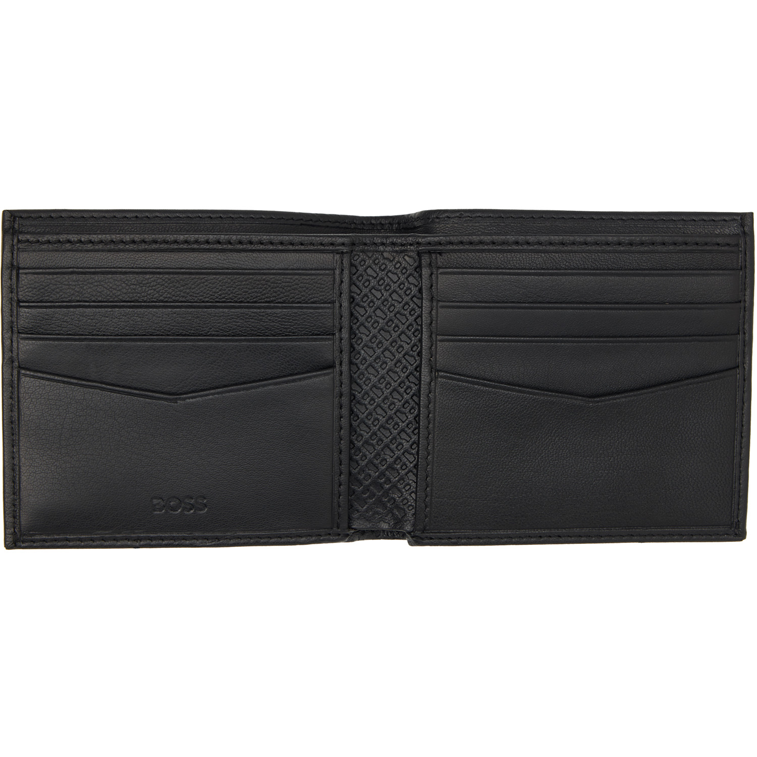  Boss Black Goat Leather Wallet 