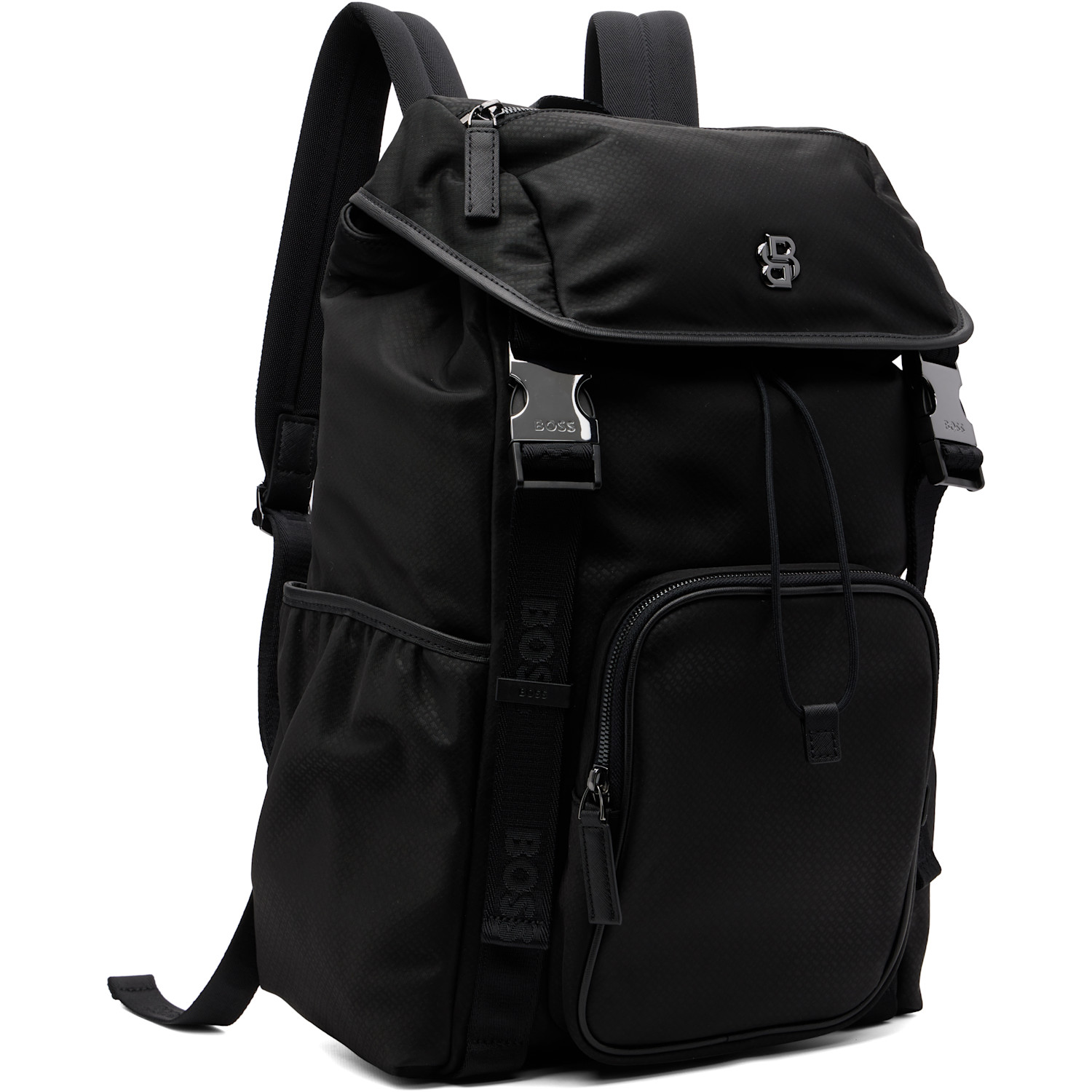  Boss Black Logo Hardware Backpack 