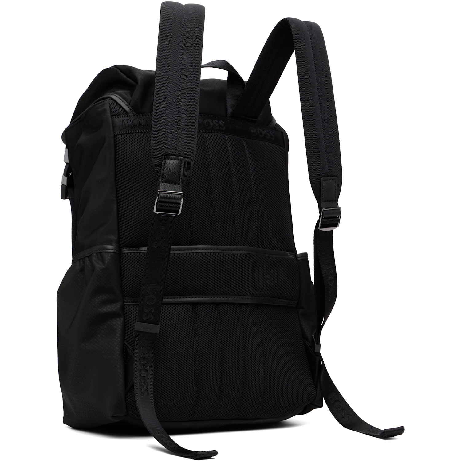  Boss Black Logo Hardware Backpack 