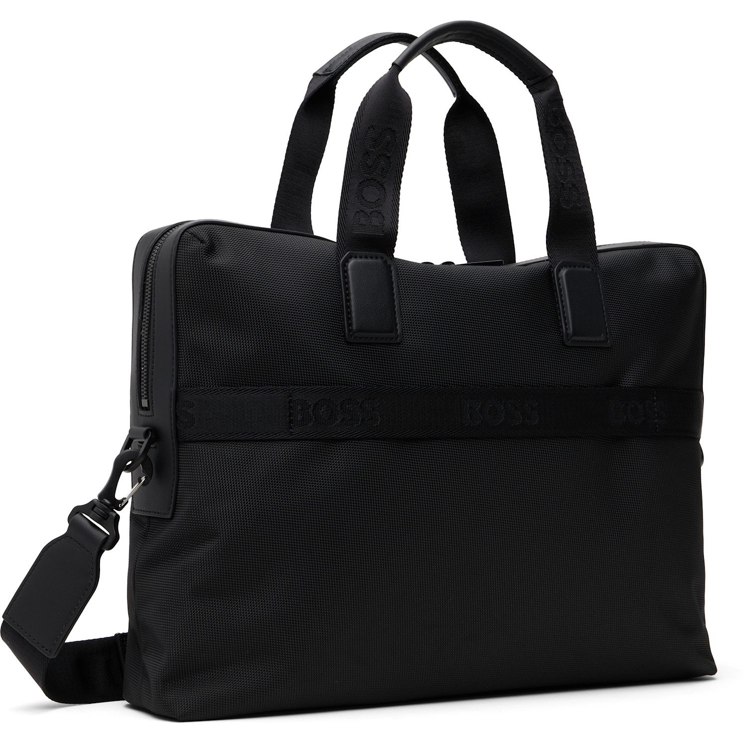  Boss Black Document Travel Briefcase 