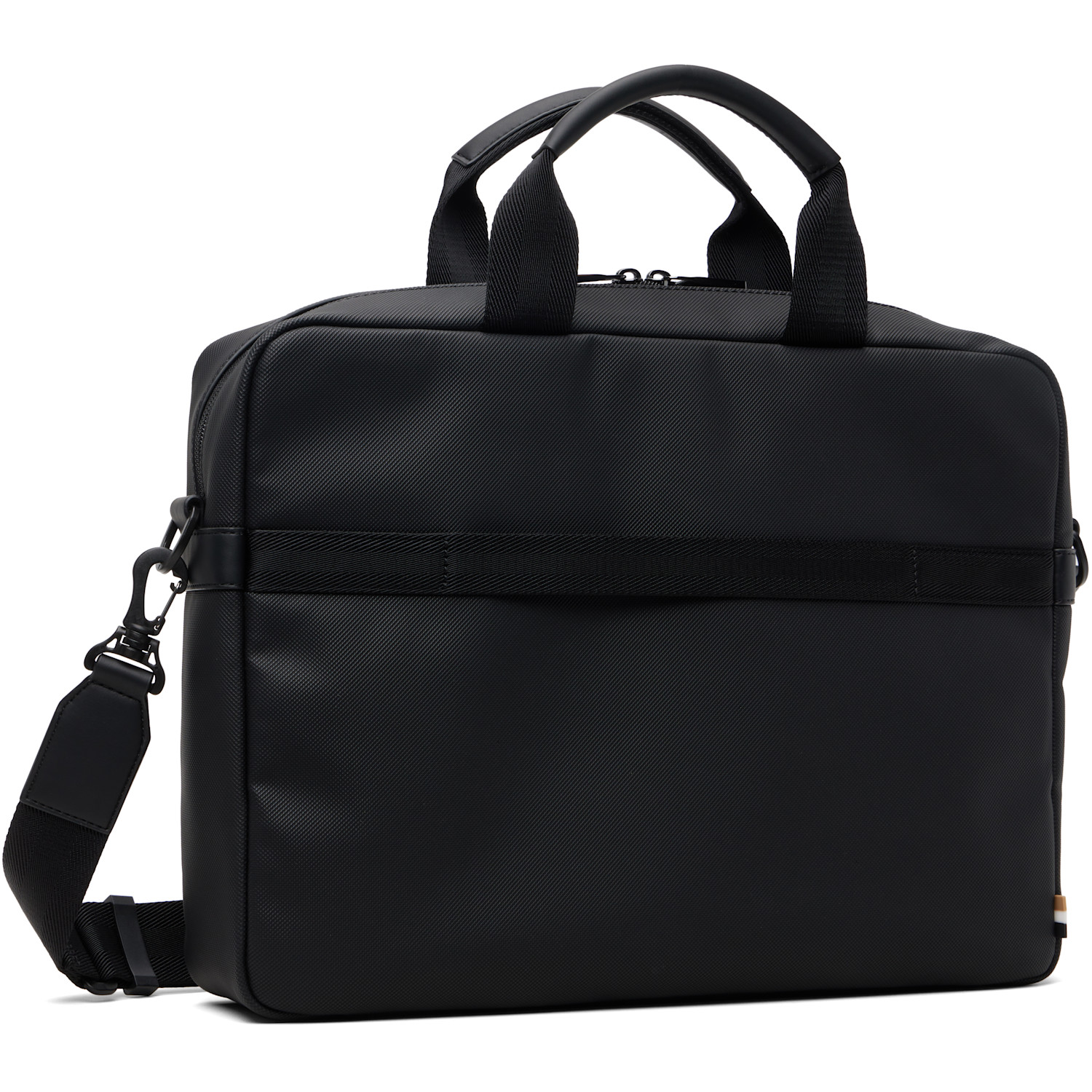  Boss Black Logo Flag Document Briefcase 
