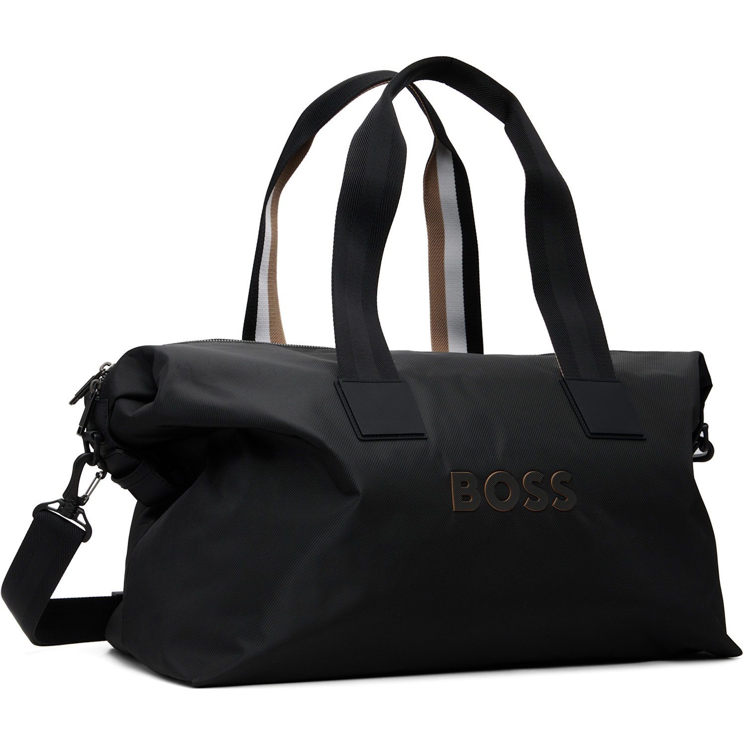  Boss Black Bonded-logo Duffle Bag 