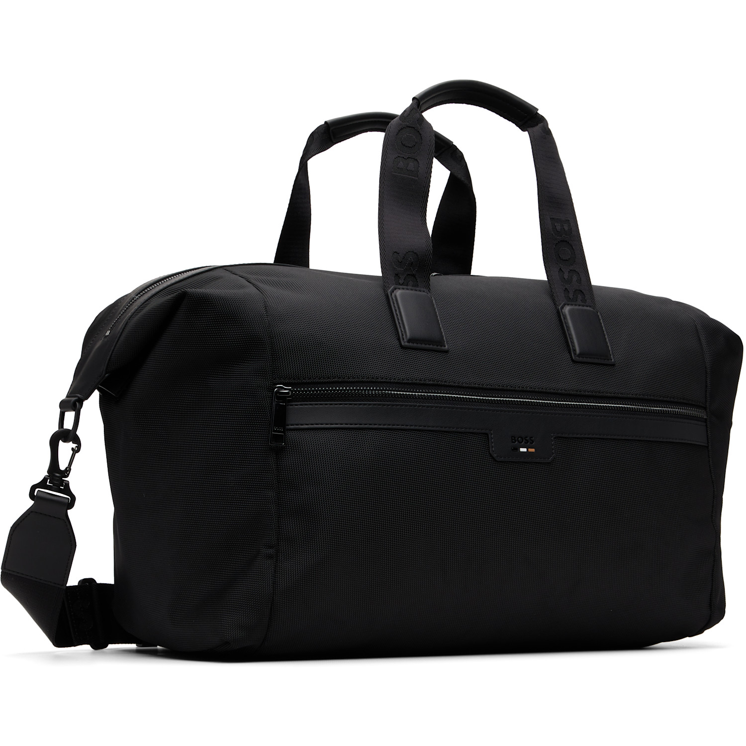  Boss Black Textured-fabric Holdall Duffle Bag 