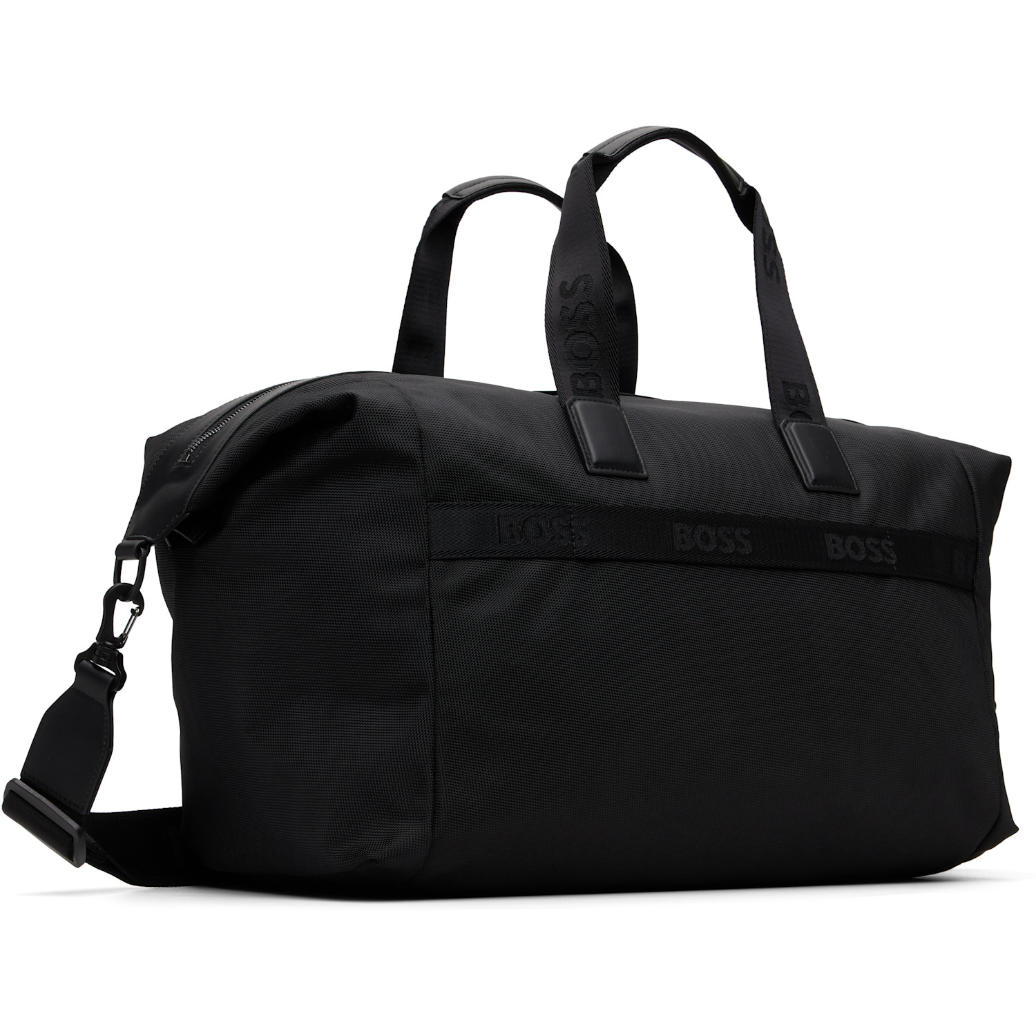  Boss Black Textured-fabric Holdall Duffle Bag 