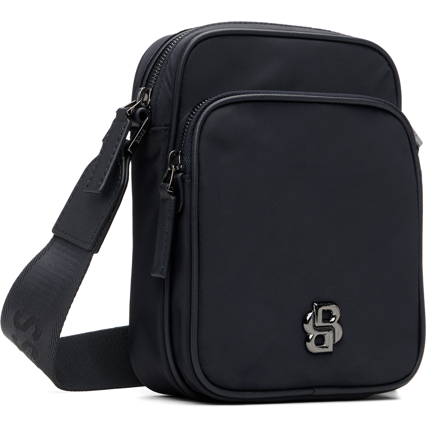  Boss Black Double B Monogram Reporter Bag 