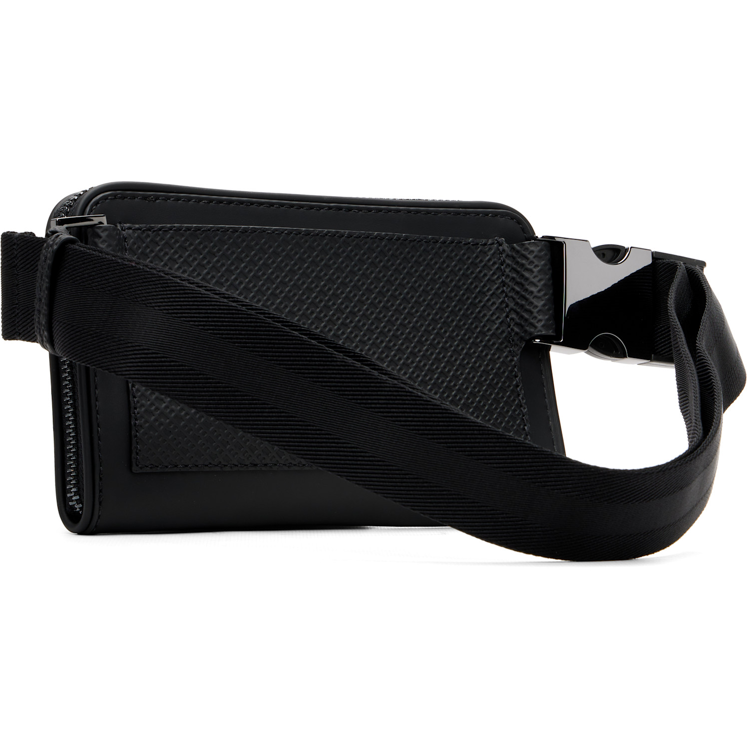  Boss Black Leather Fanny Pack 