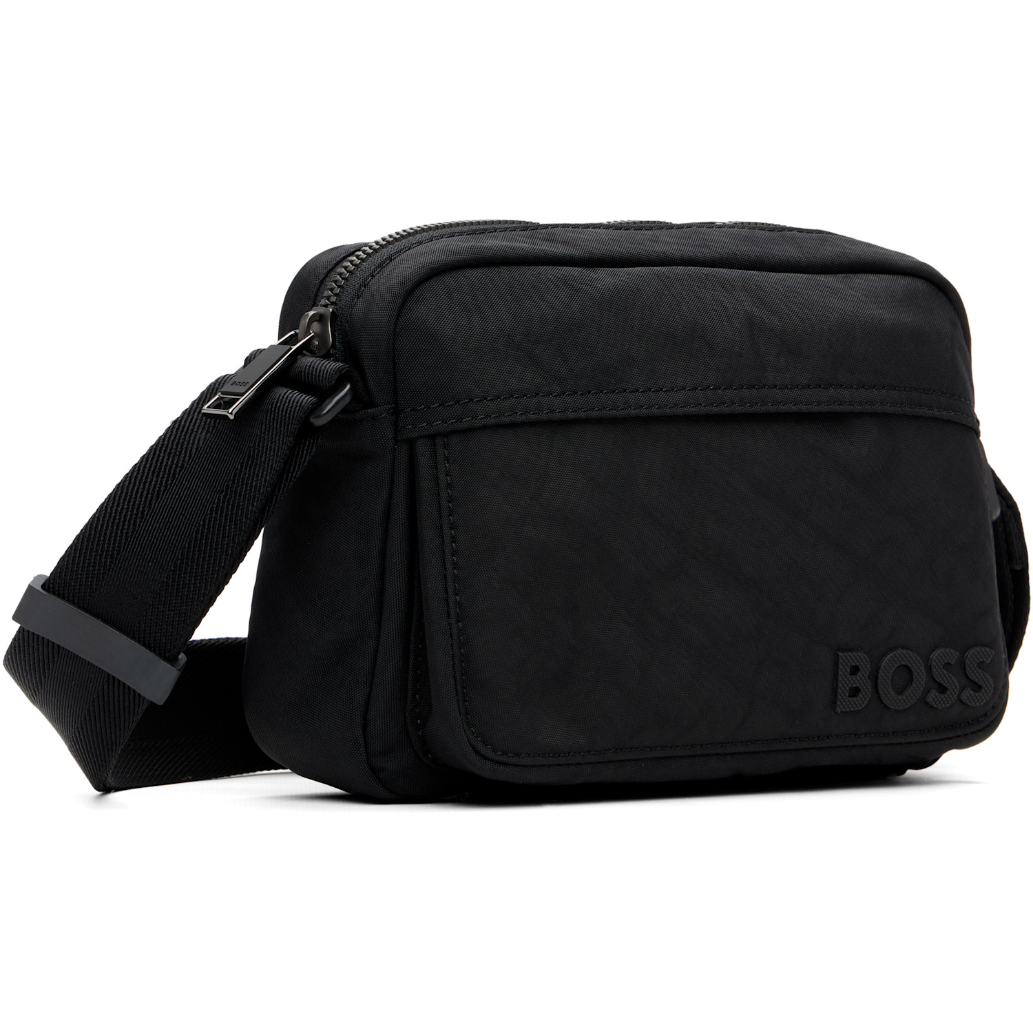  Boss Black Canvas Shoulder Bag 
