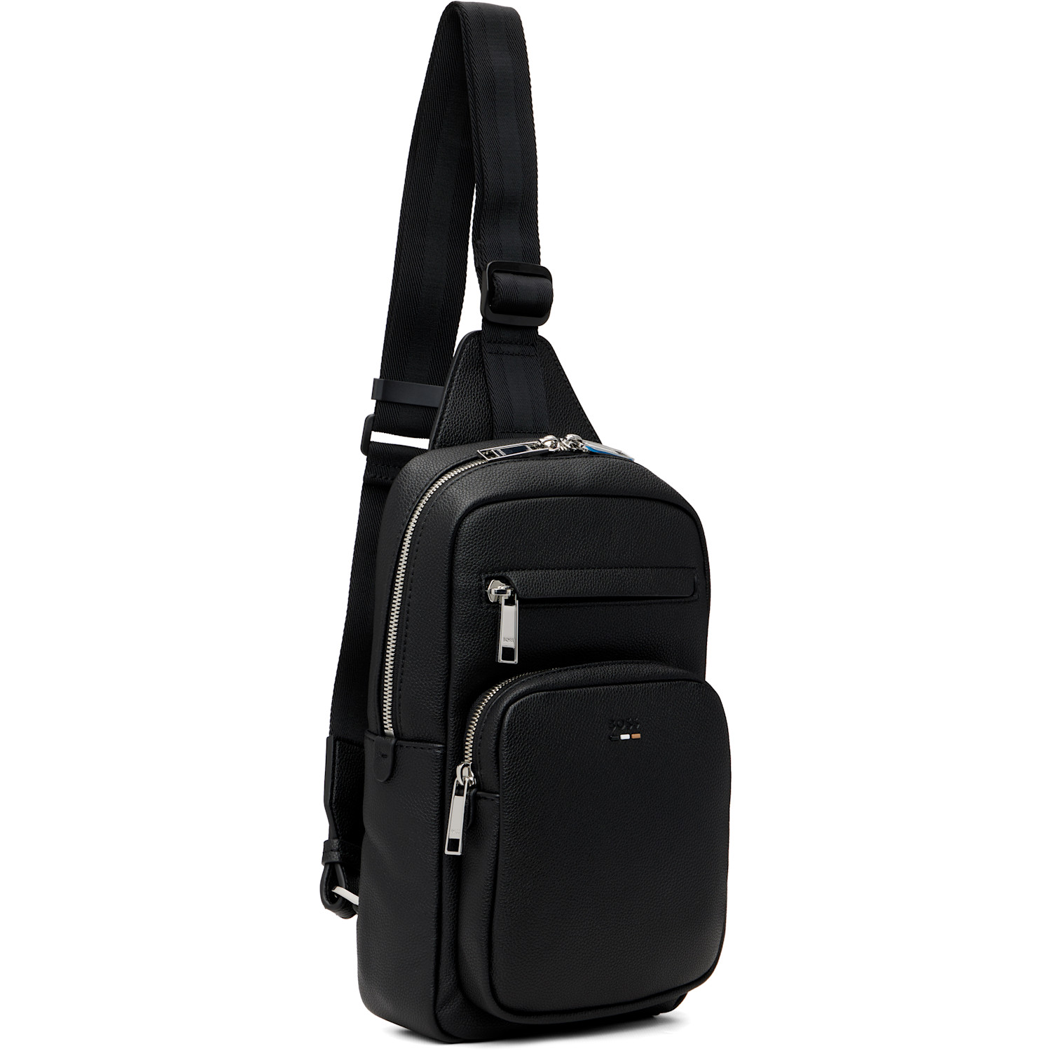  Boss Black Faux-leather Messenger Bag 