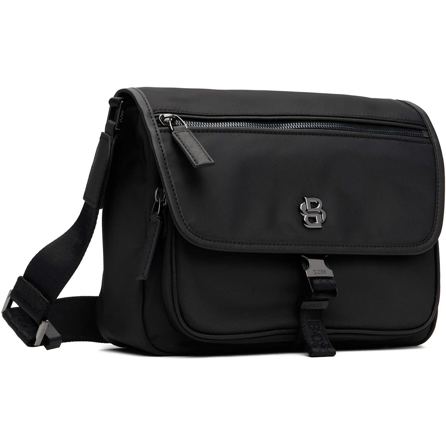  Boss Black Twill Crossbody Bag 