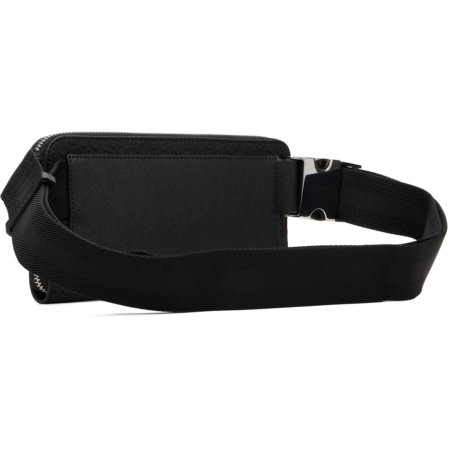  Boss Black Bonded Leather Belt Bag 