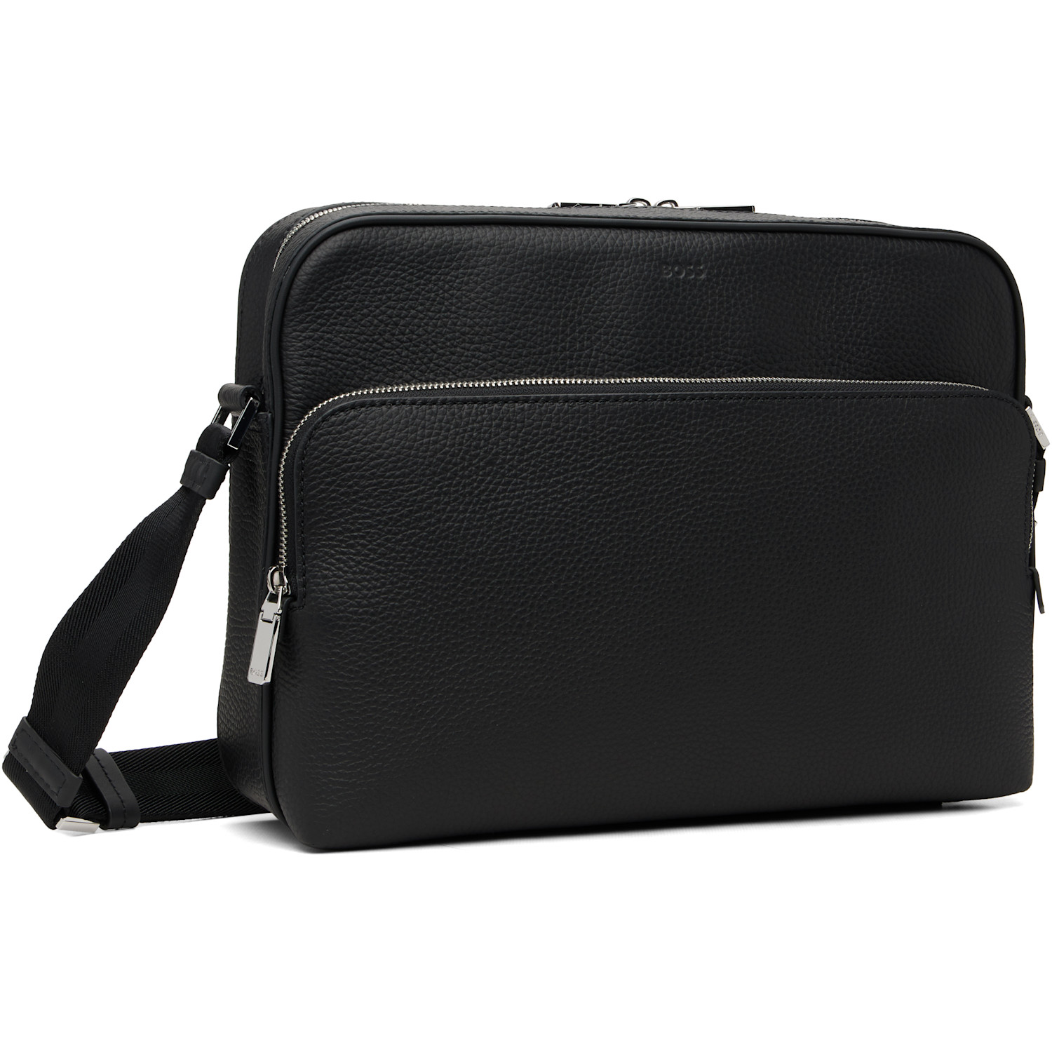  Boss Black Grained Leather Bag 