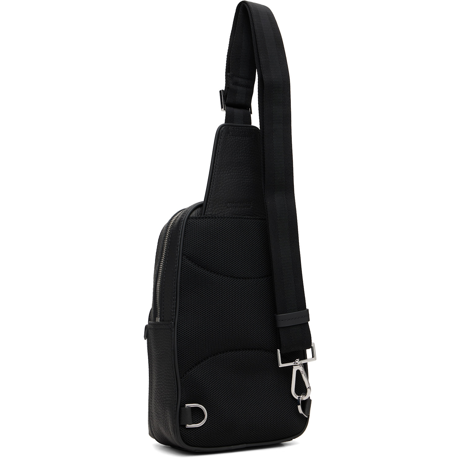  Boss Black Grained Leather Bag 