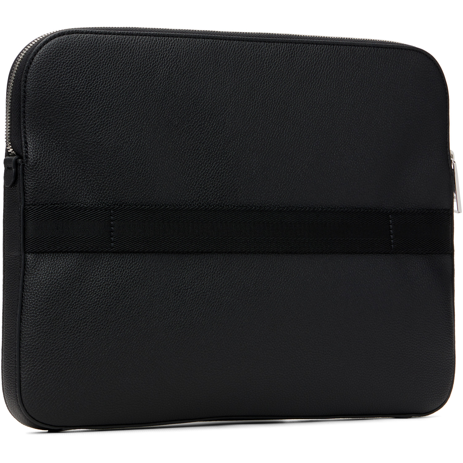  Boss Black Embossed-logo Laptop Bag 