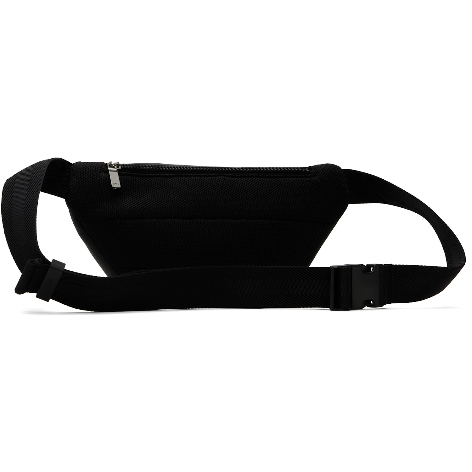  Boss Black Grained Faux-leather Belt Bag 