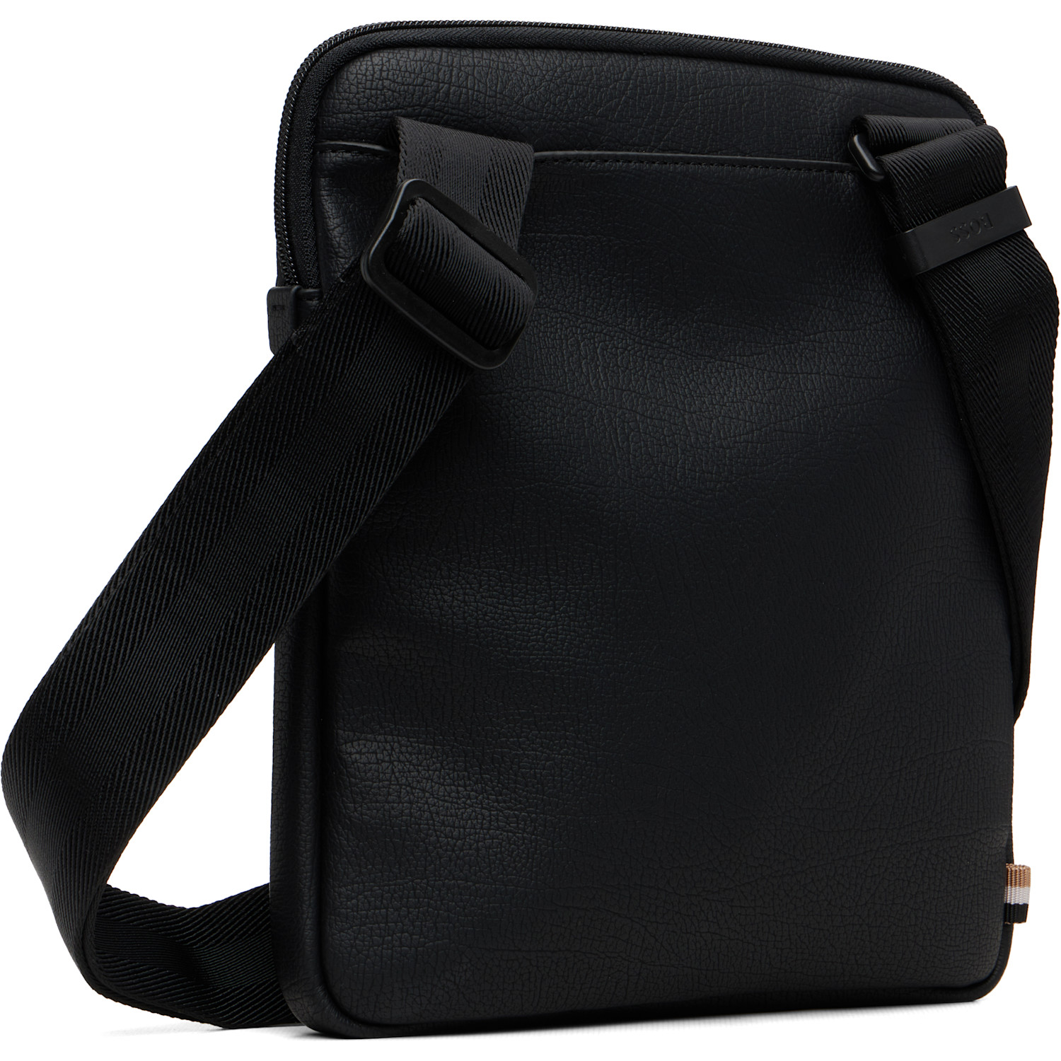  Boss Black Grained Faux-leather Document Holder 