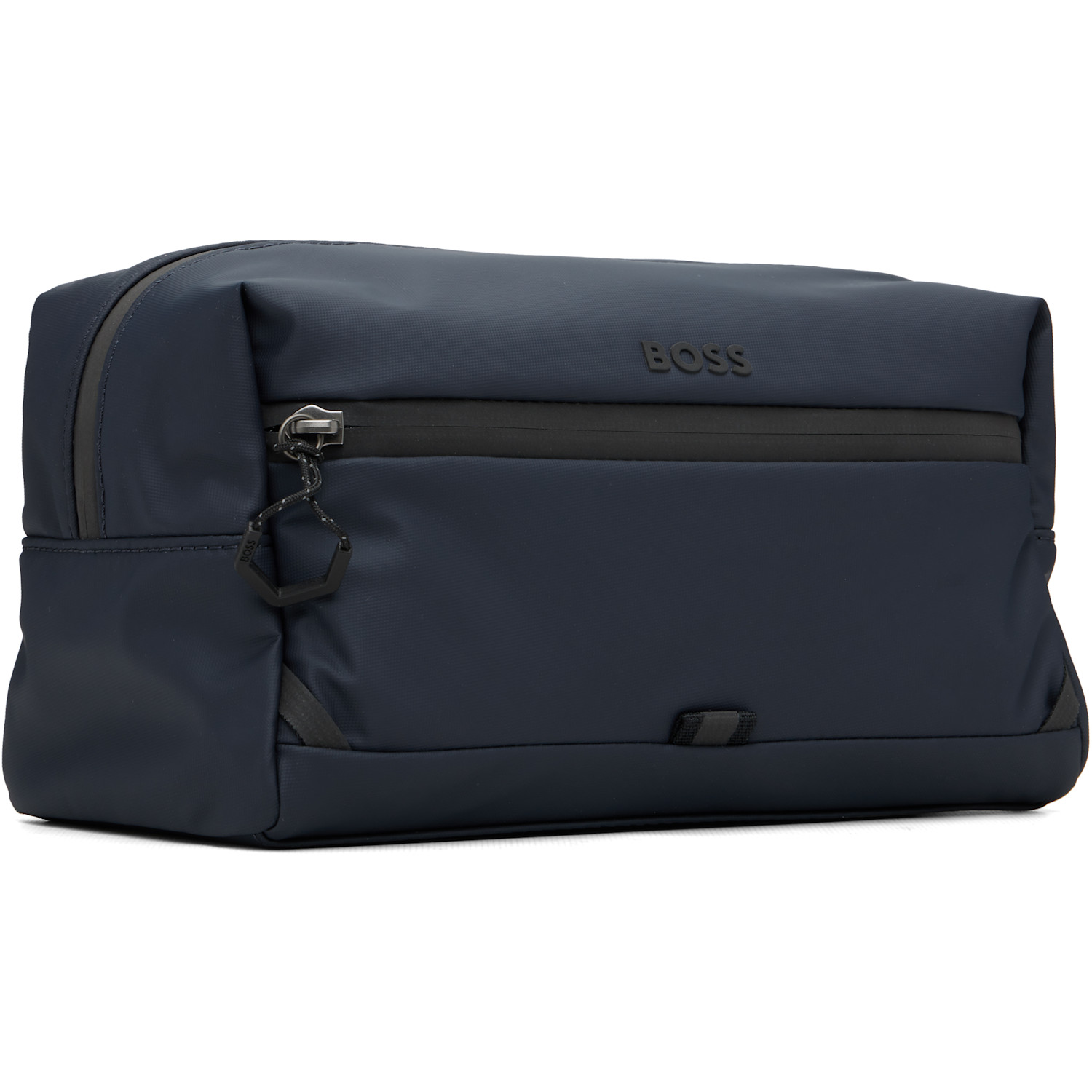  Boss Navy Faux-leather Wash Pouch 
