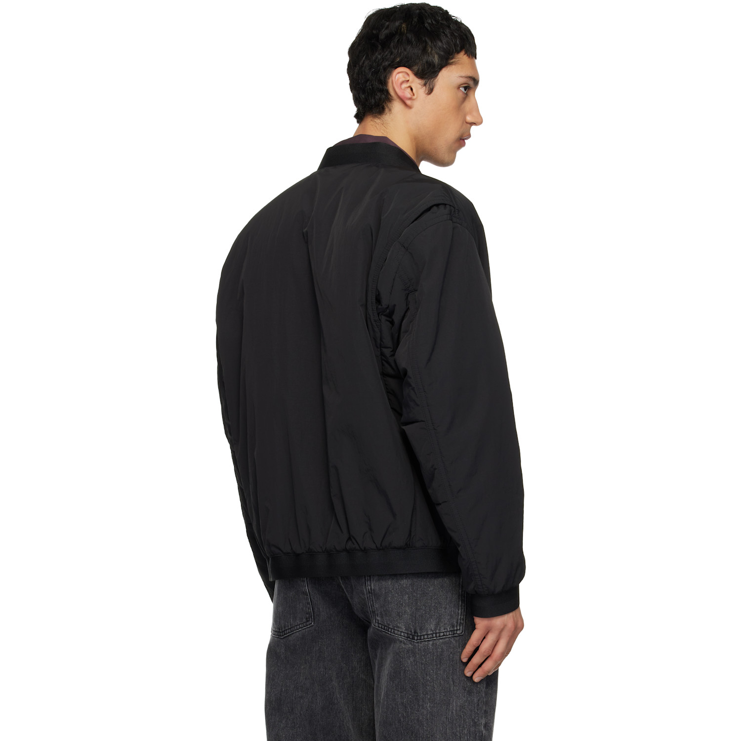  Boss Black Water-repellent Bomber Jacket 