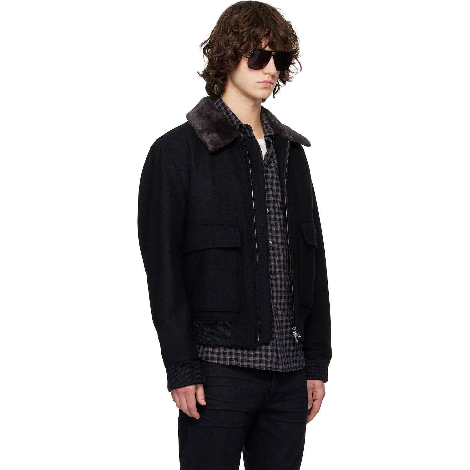  Boss Black Wool-cashmere Jacket 