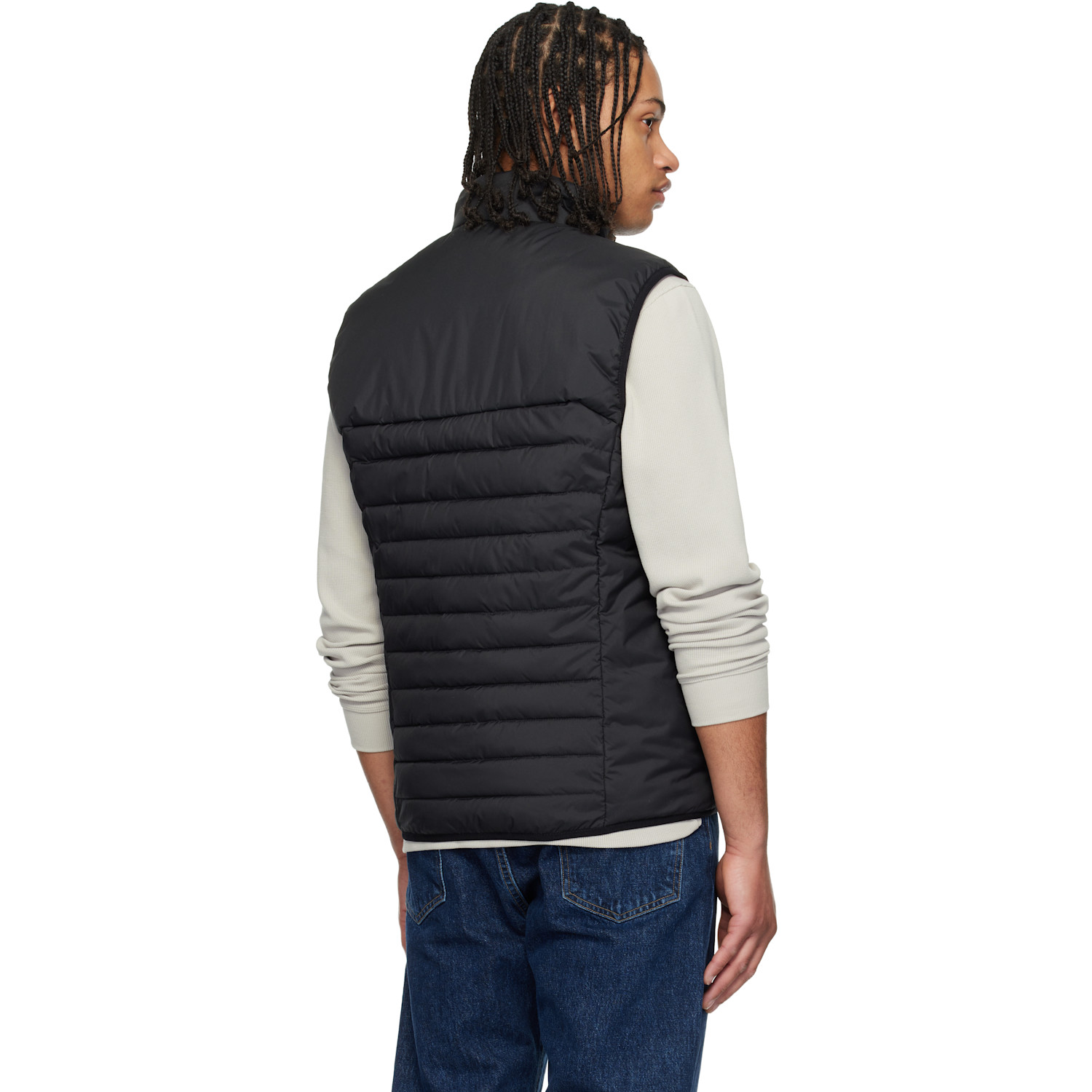  Boss Black Water-repellent Decorative Reflective Accent Vest 
