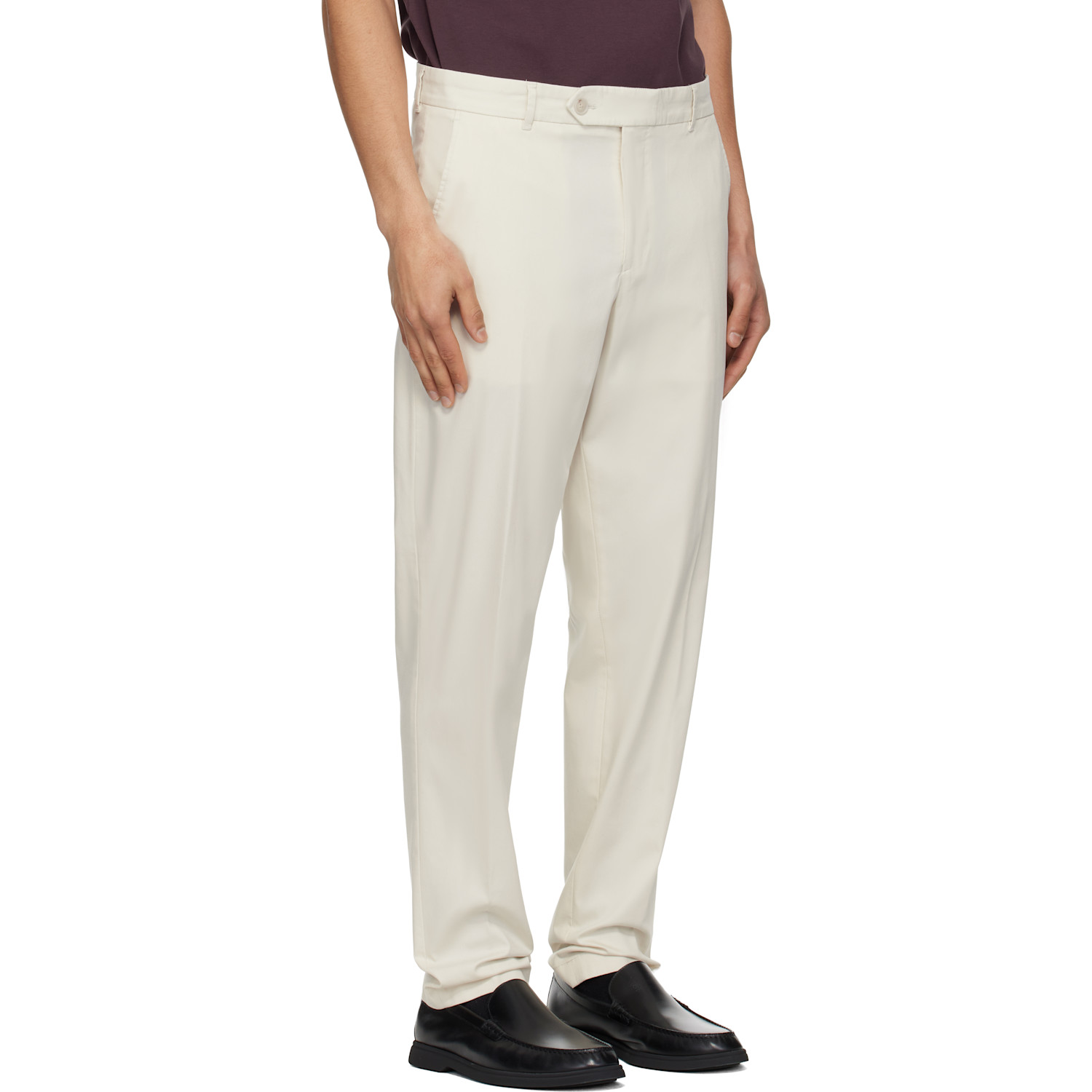  Boss Off-white Tapered Trousers 