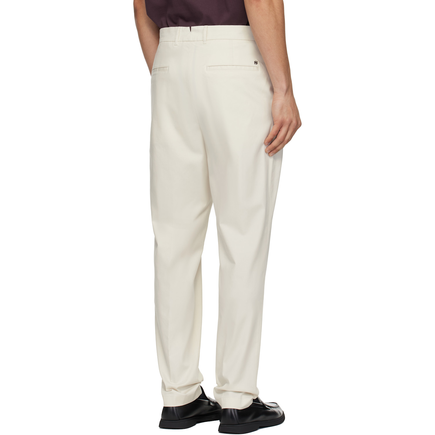  Boss Off-white Tapered Trousers 