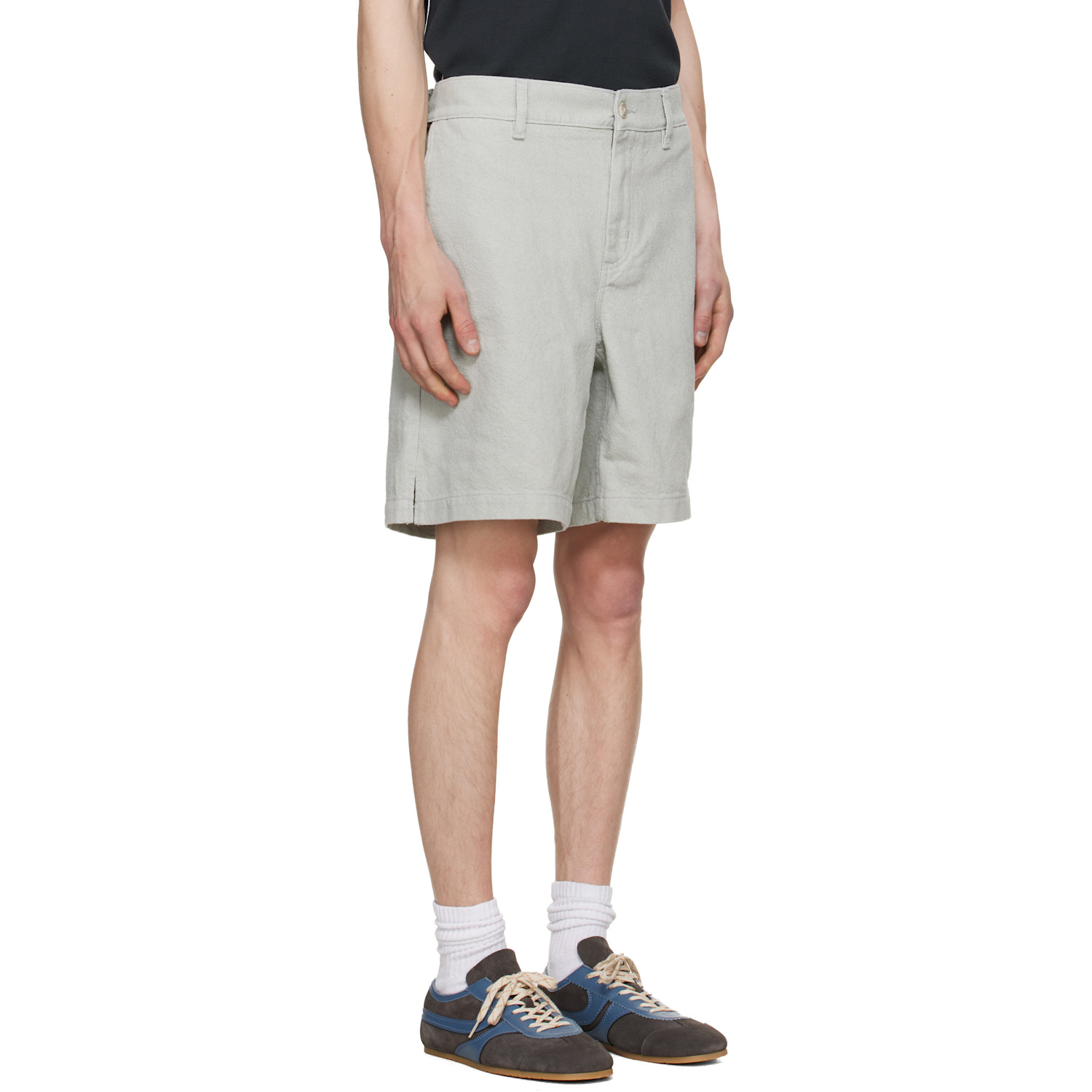  Boss Green Elasticized Waistband Denim Shorts 