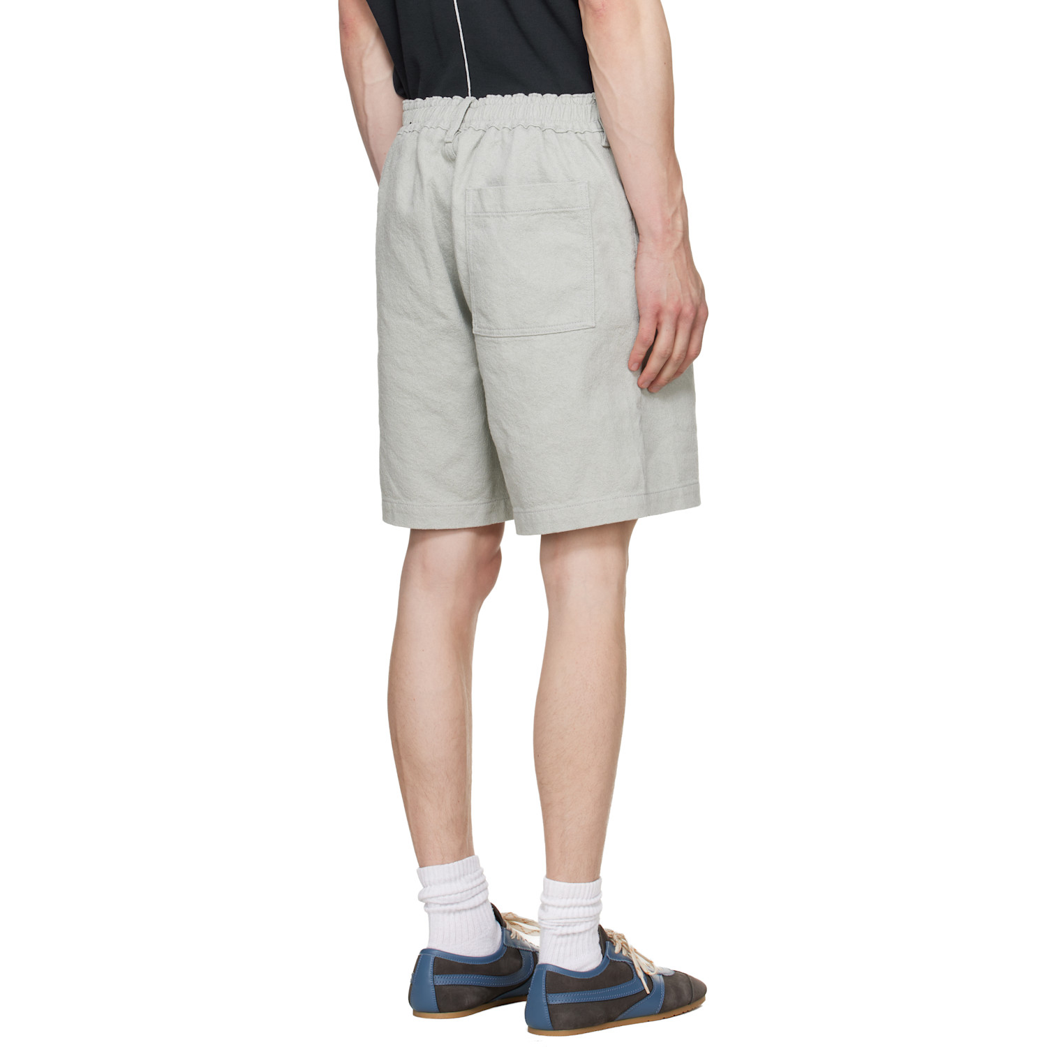  Boss Green Elasticized Waistband Denim Shorts 