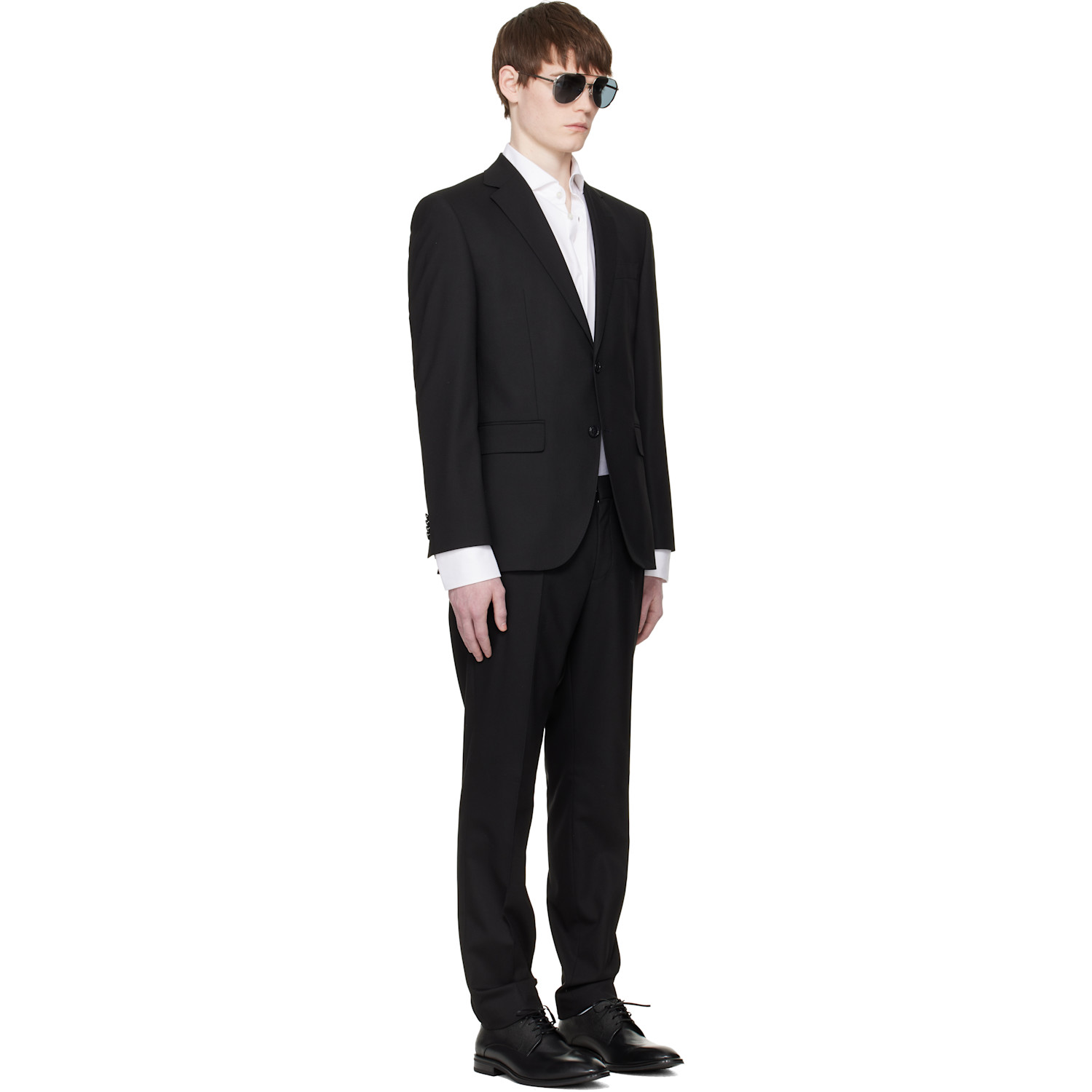  Boss Black Two-piece Regular-fit Stretch Cloth Suit 