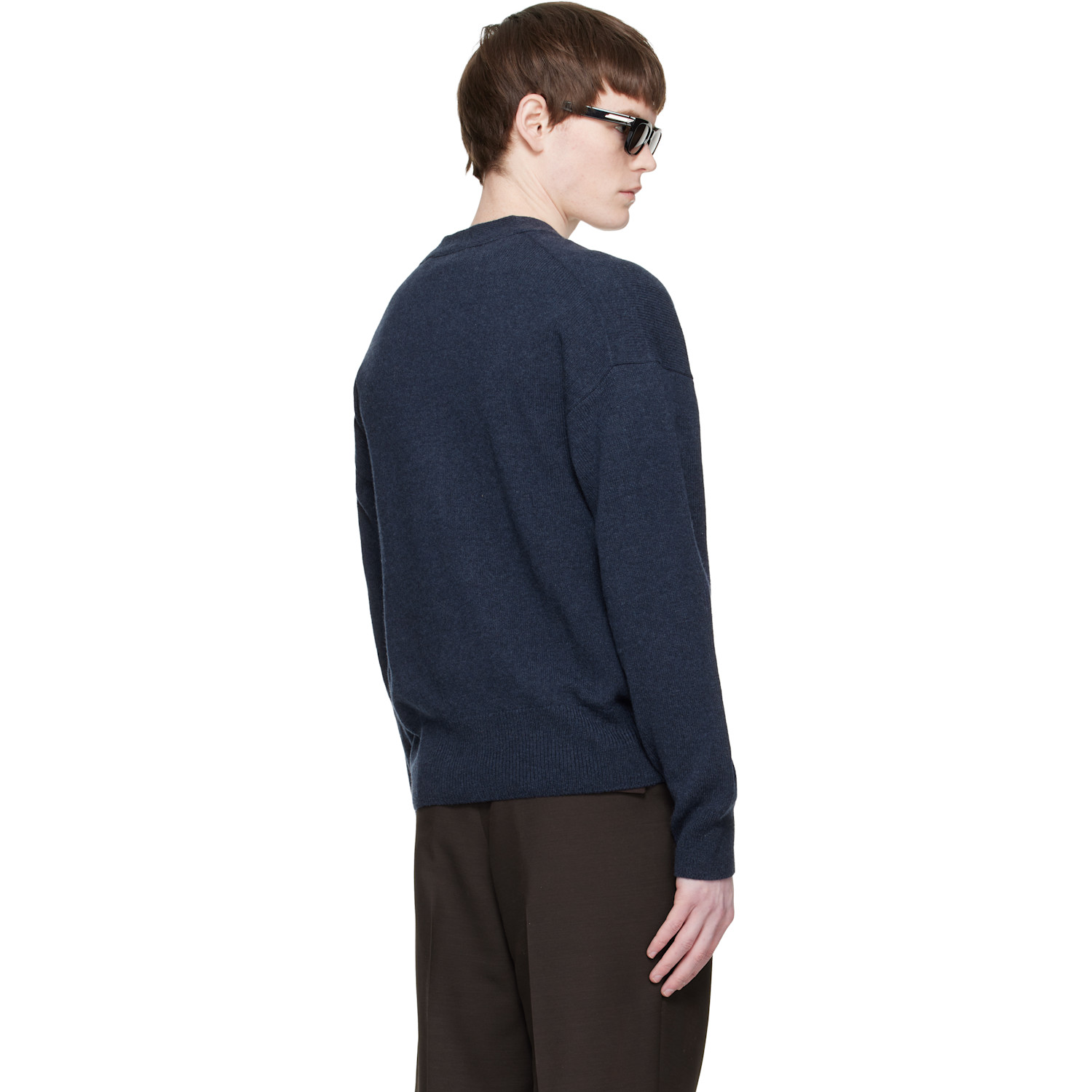  Boss Navy Wool Cardigan 