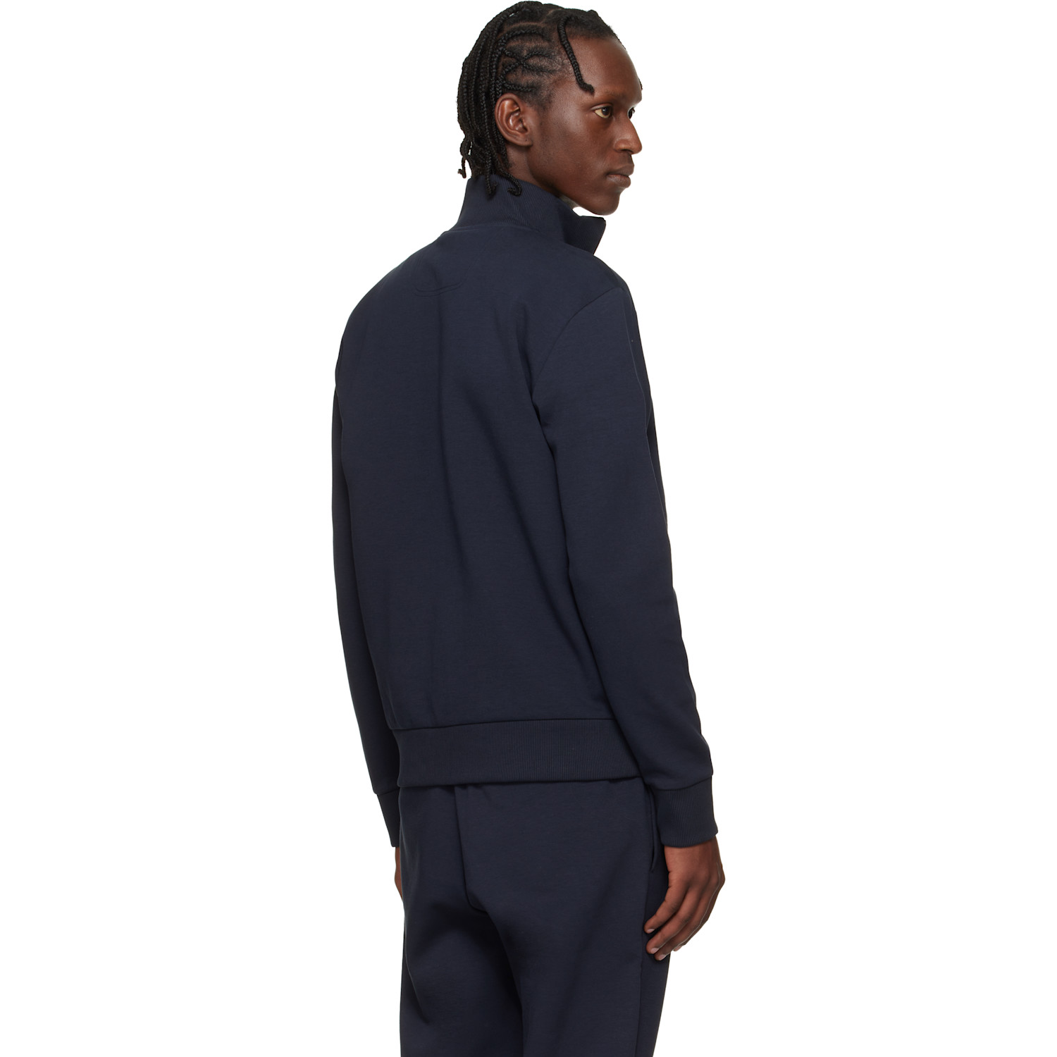  Boss Navy Zip Sweatshirt 