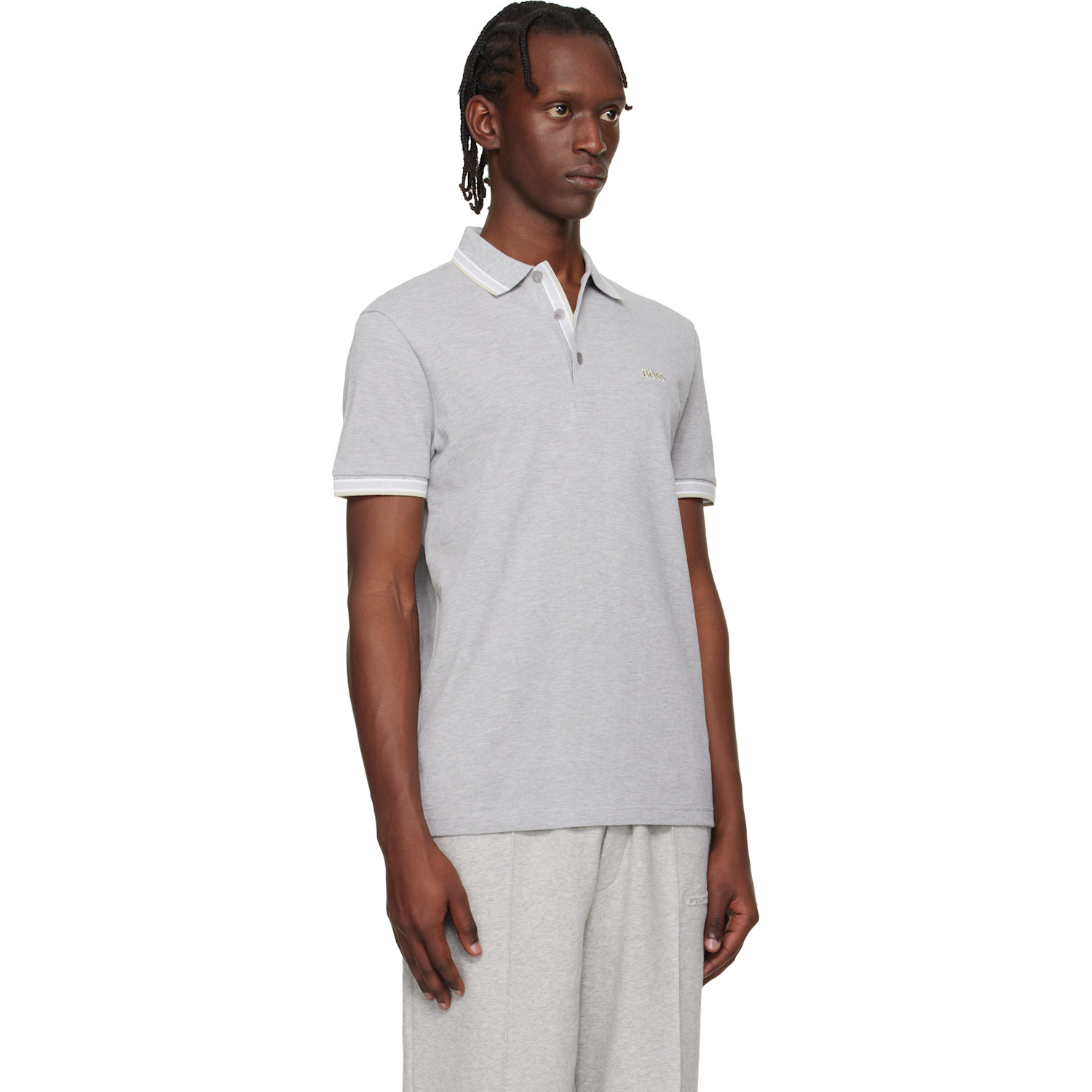  Boss Gray Paddy Polo 