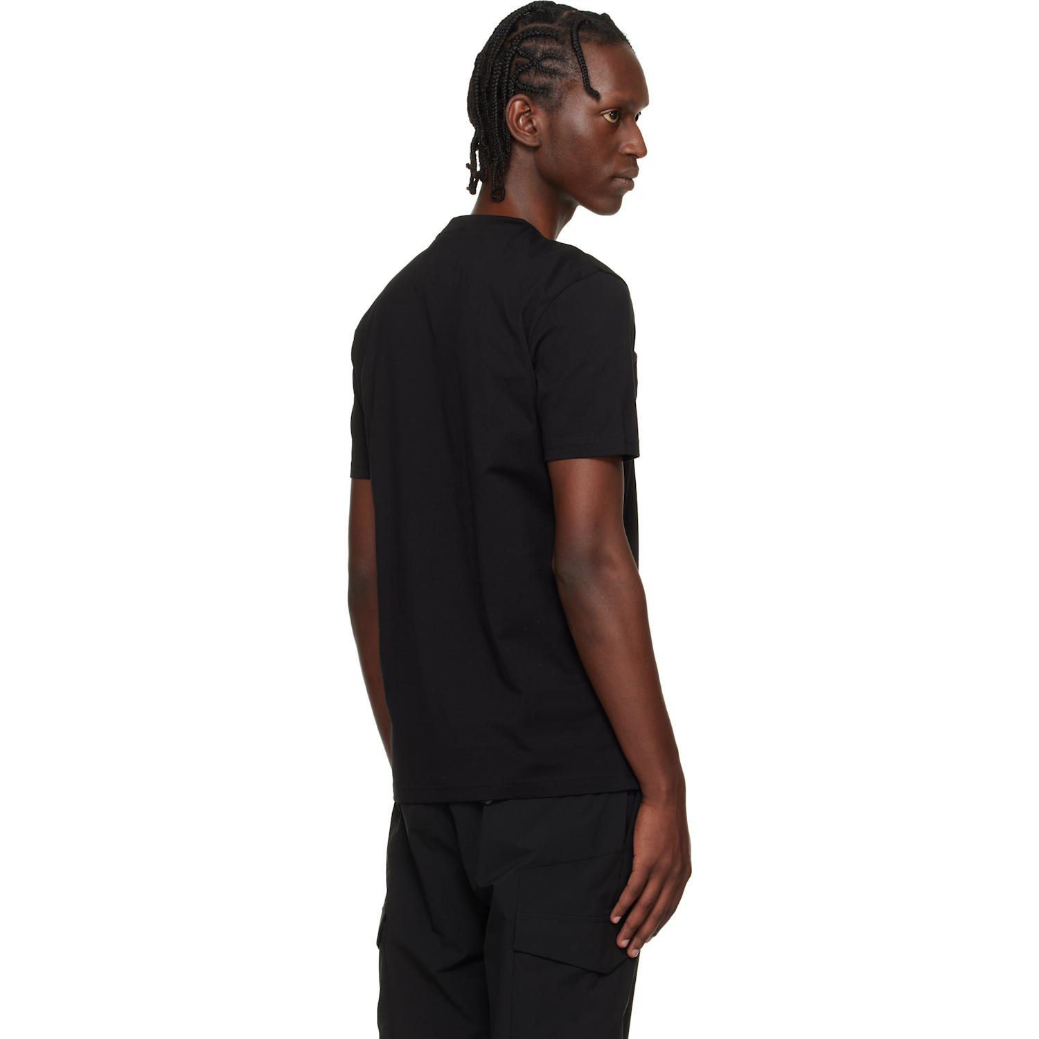  Boss Black Large Logo Print Cotton-jersey T-shirt 