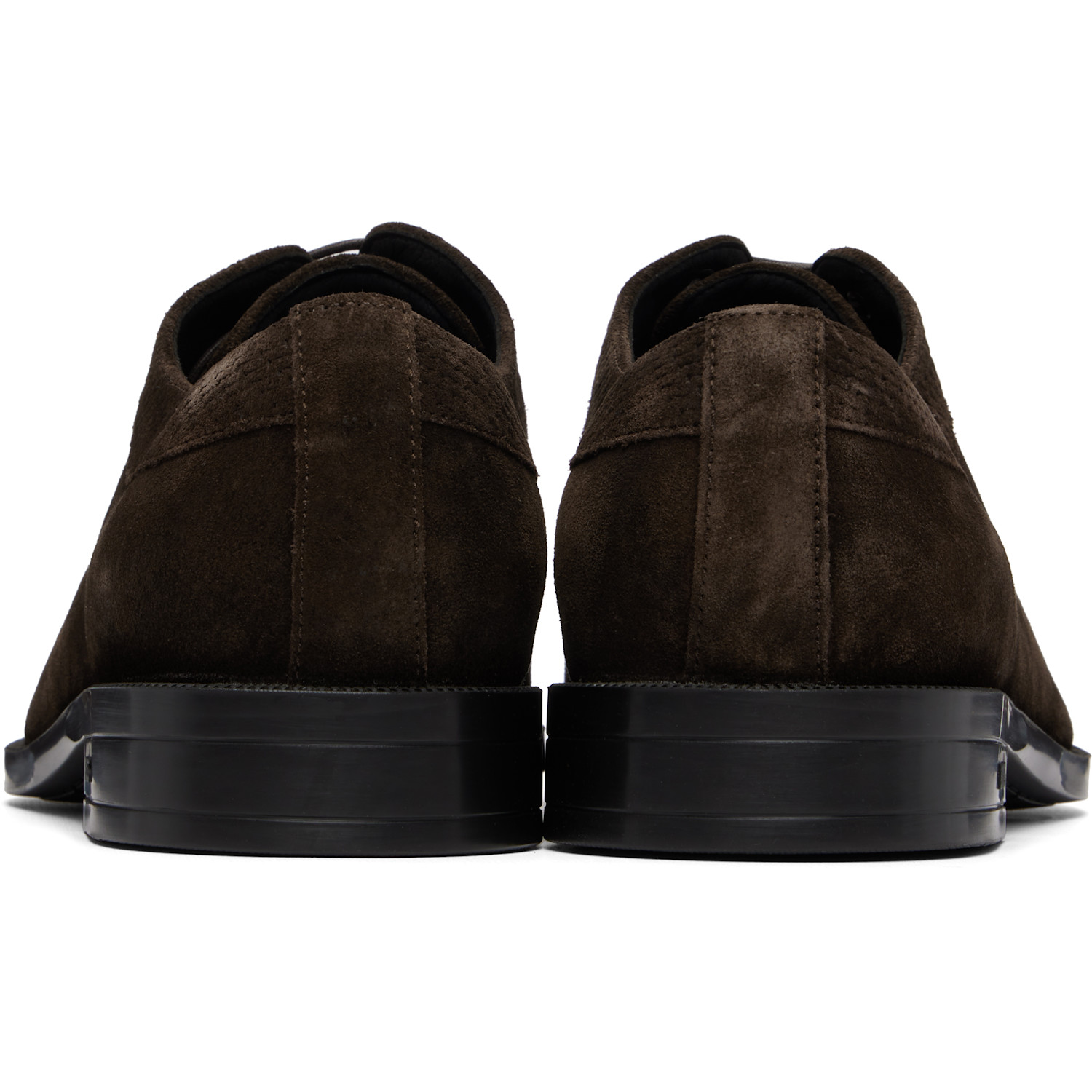 Boss Brown Suede Derbys 